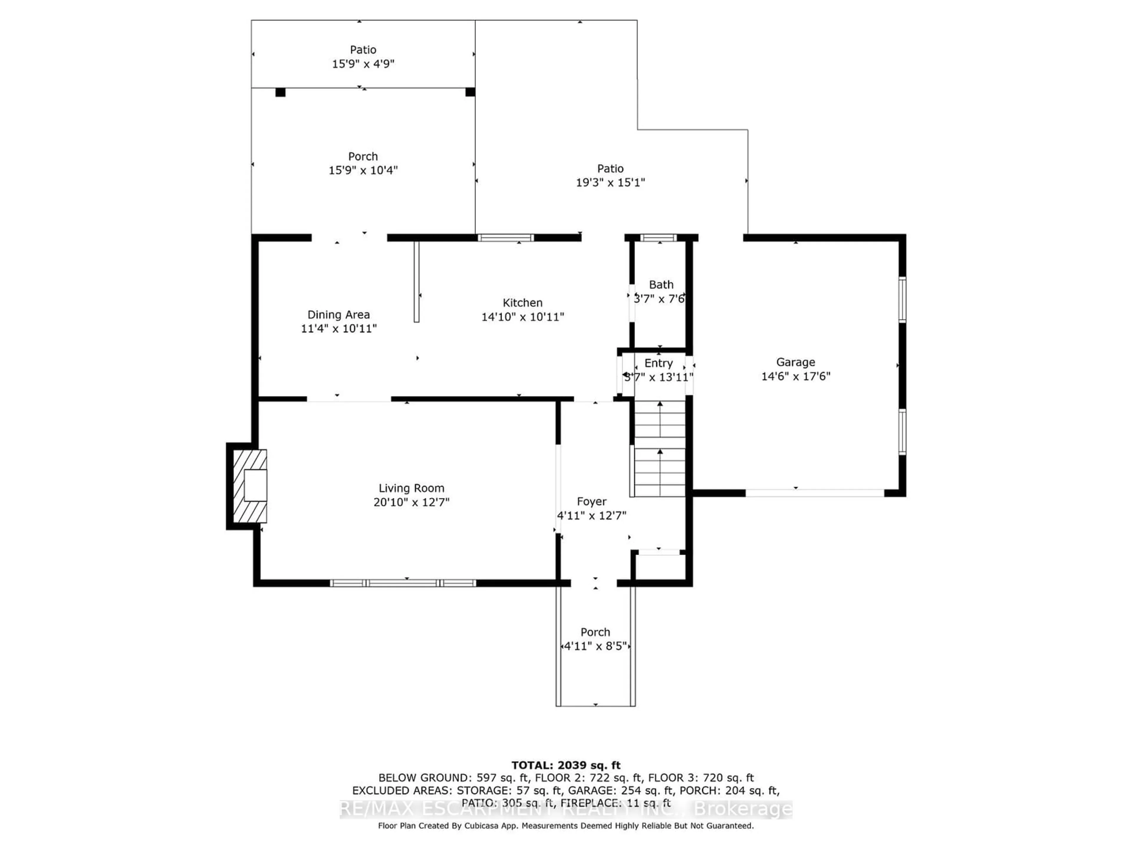 Floor plan for 2146 Paisley Ave, Burlington Ontario L7R 1V9