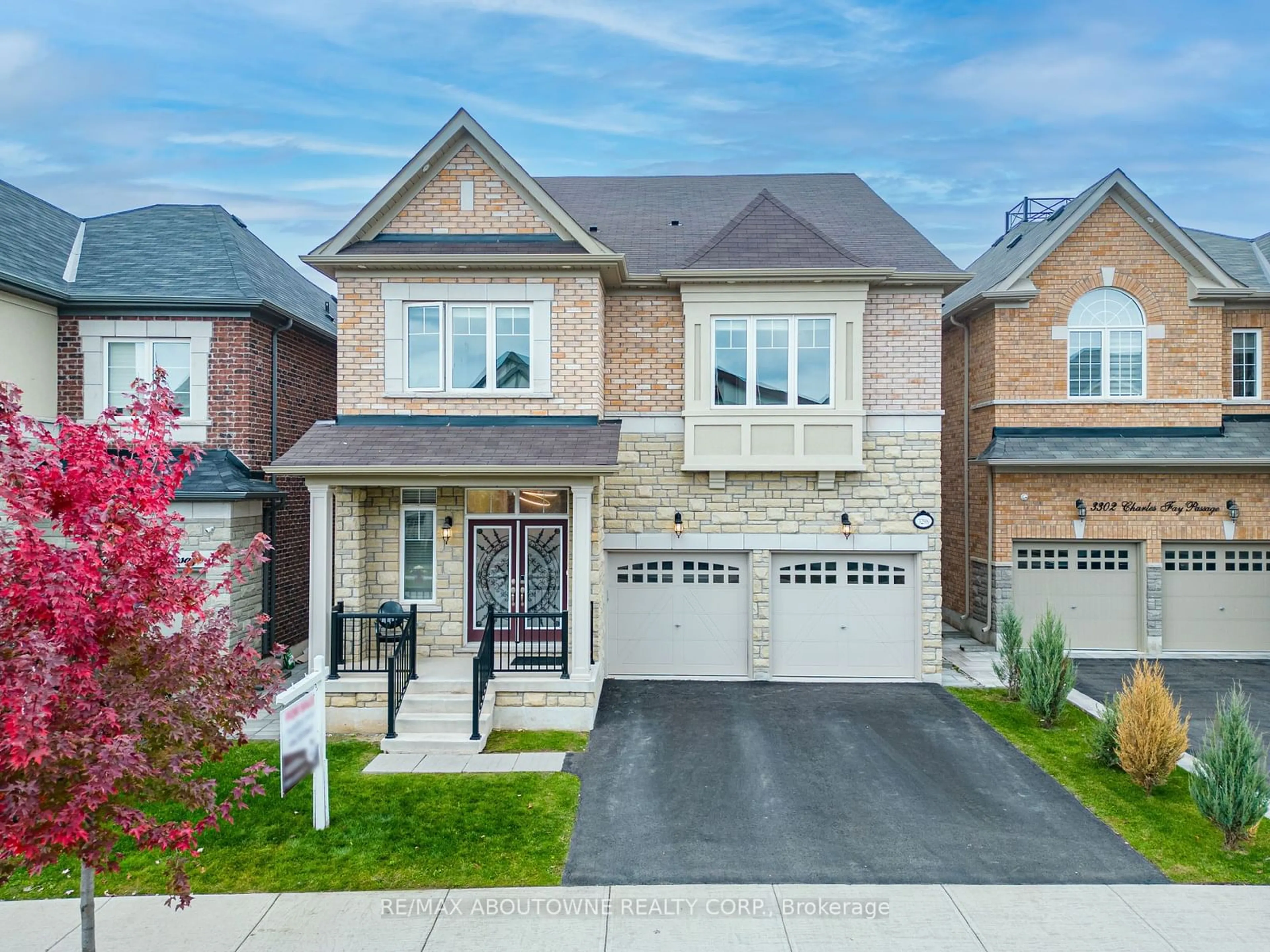 Home with brick exterior material for 3298 Charles Fay Pass, Oakville Ontario L6M 5K1