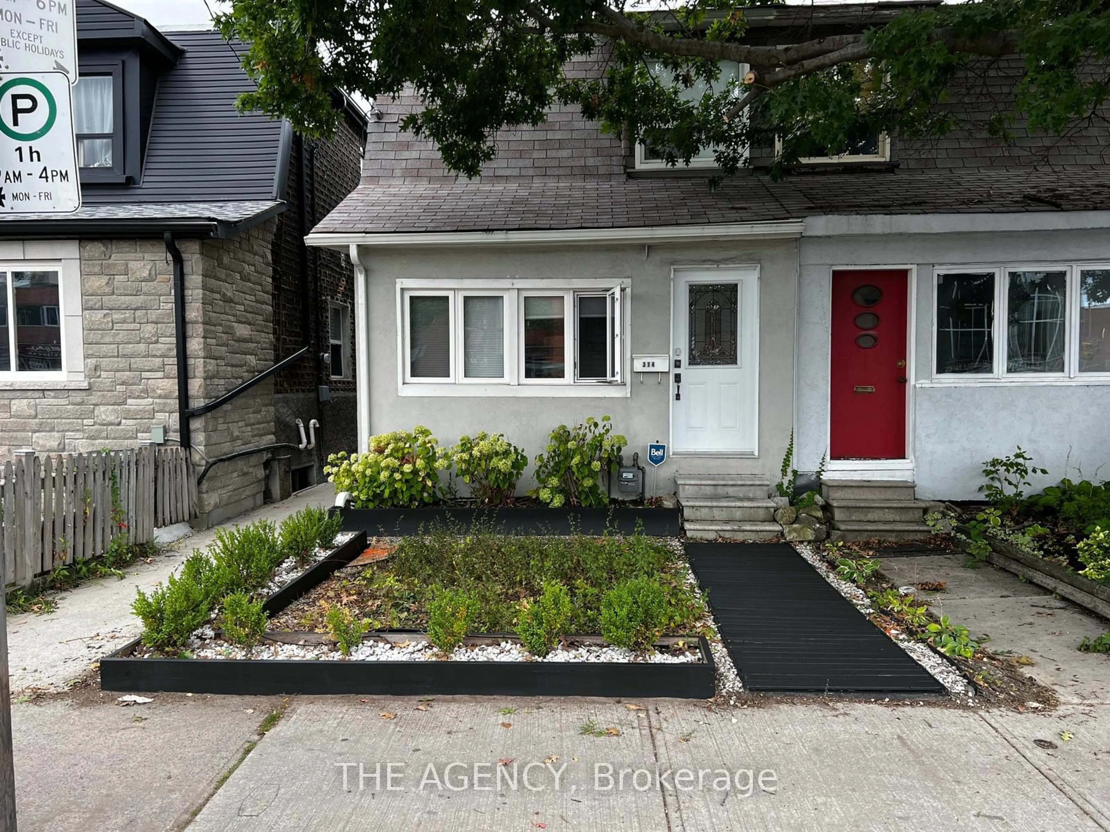 Frontside or backside of a home, the street view for 314 Weston Rd, Toronto Ontario M6N 3P5