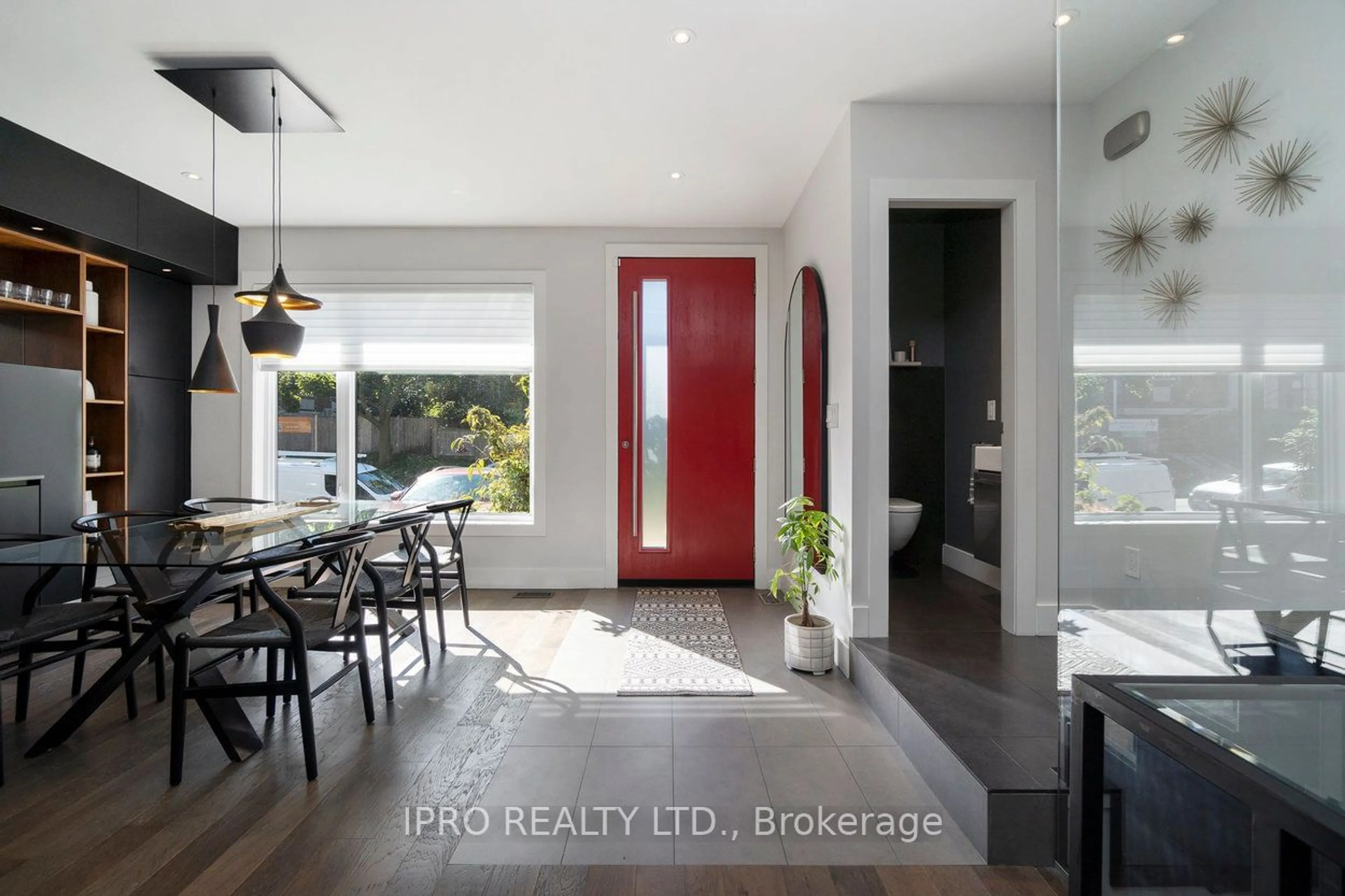 Indoor entryway, wood floors for 347 Windermere Ave, Toronto Ontario M6S 3L1