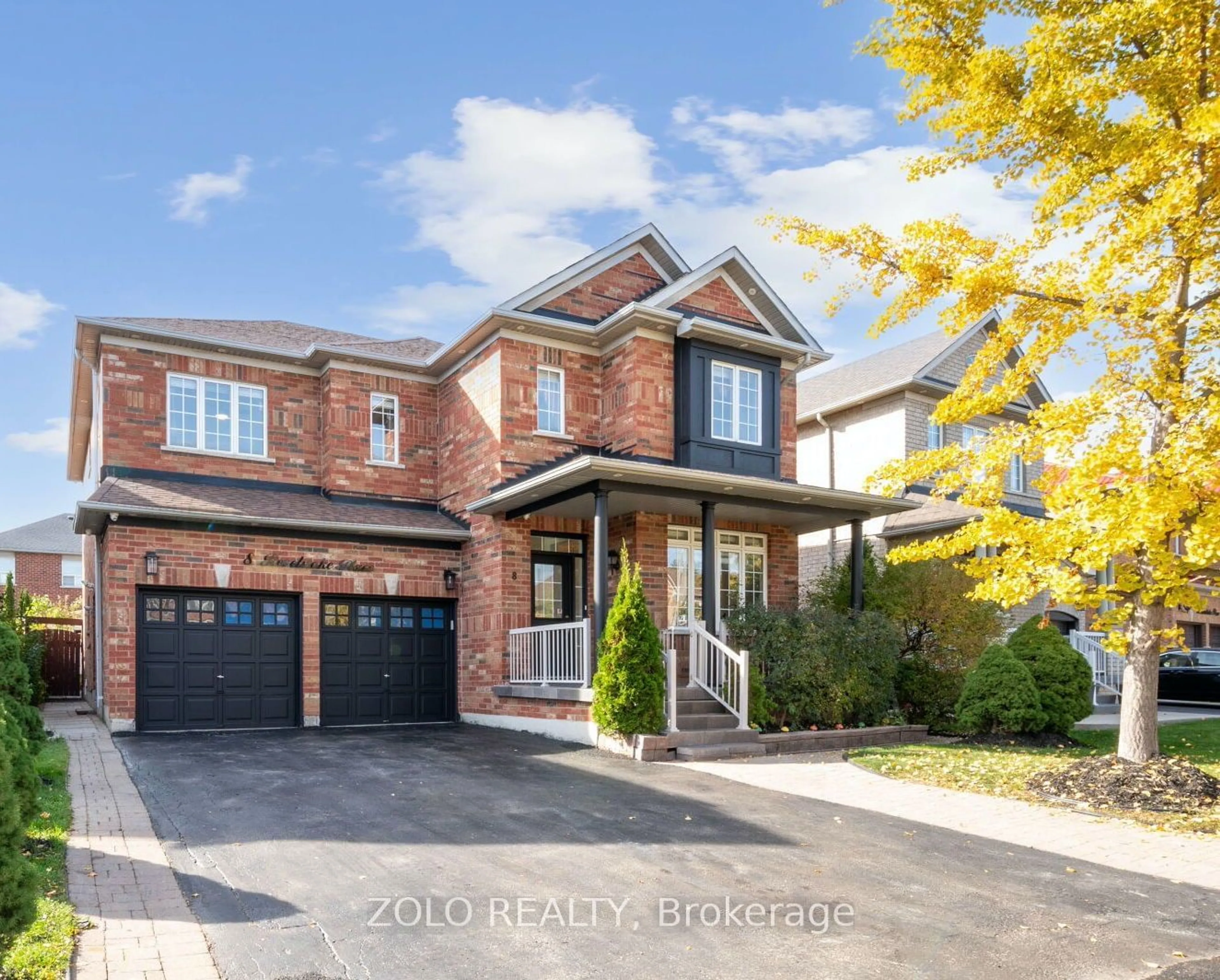 Home with brick exterior material for 8 Revelstoke Pl, Brampton Ontario L6R 3G3