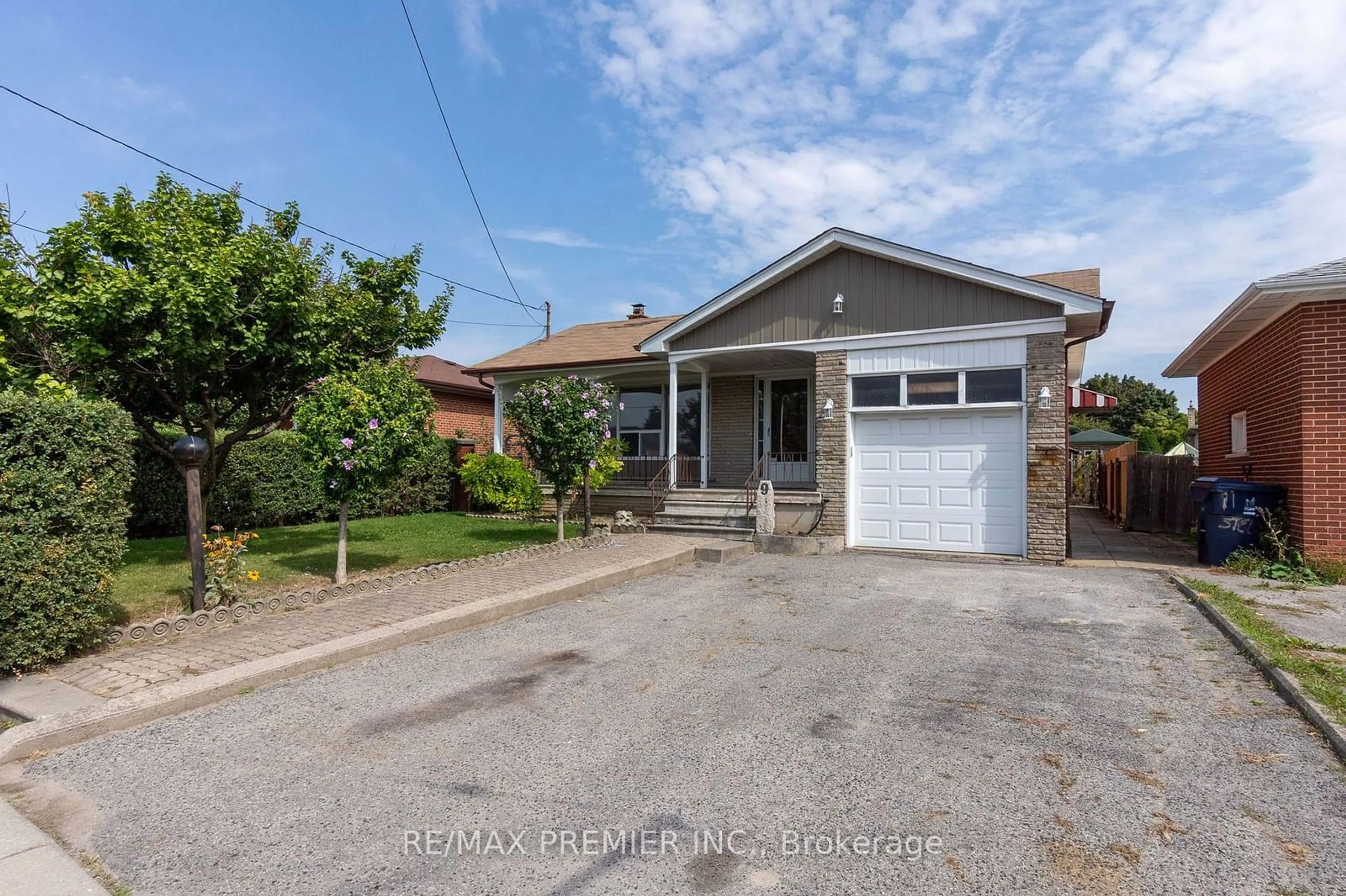 Frontside or backside of a home, the street view for 9 Stella St, Toronto Ontario M6L 3A6