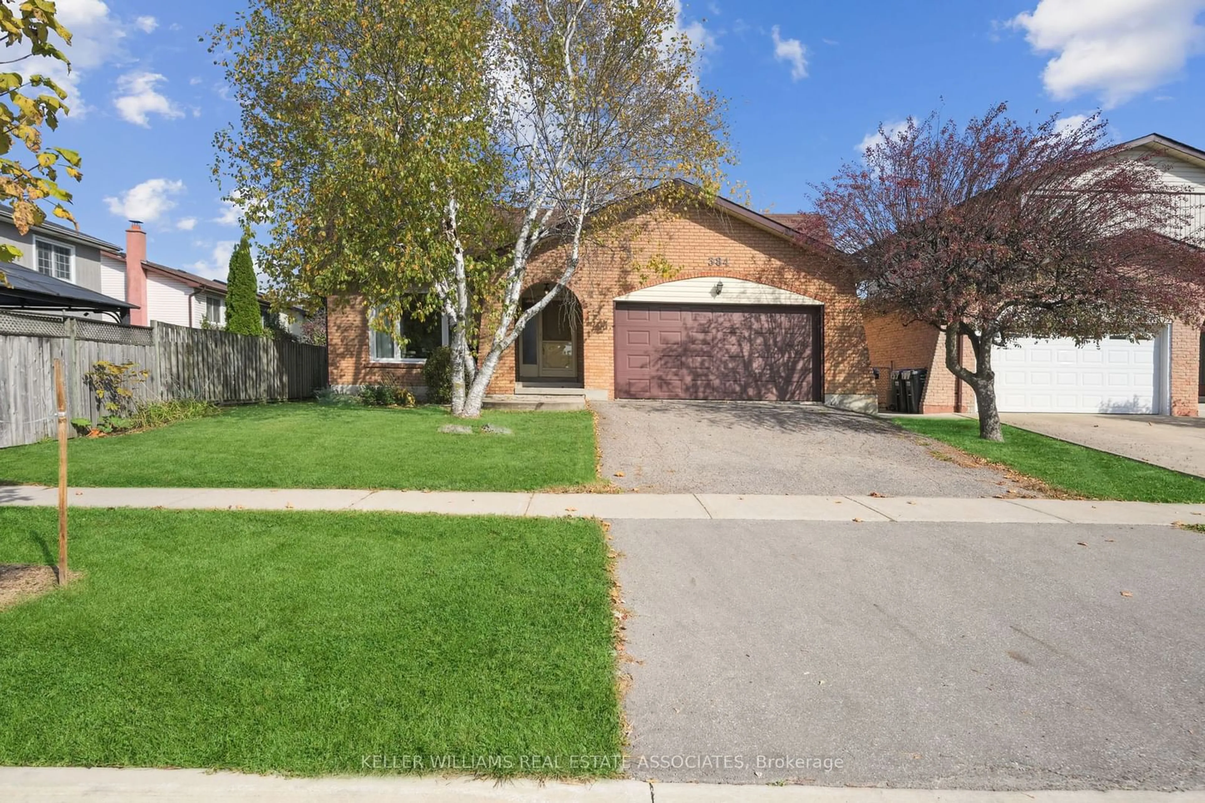 Frontside or backside of a home, the street view for 384 Centre St, Brampton Ontario L6V 3L6