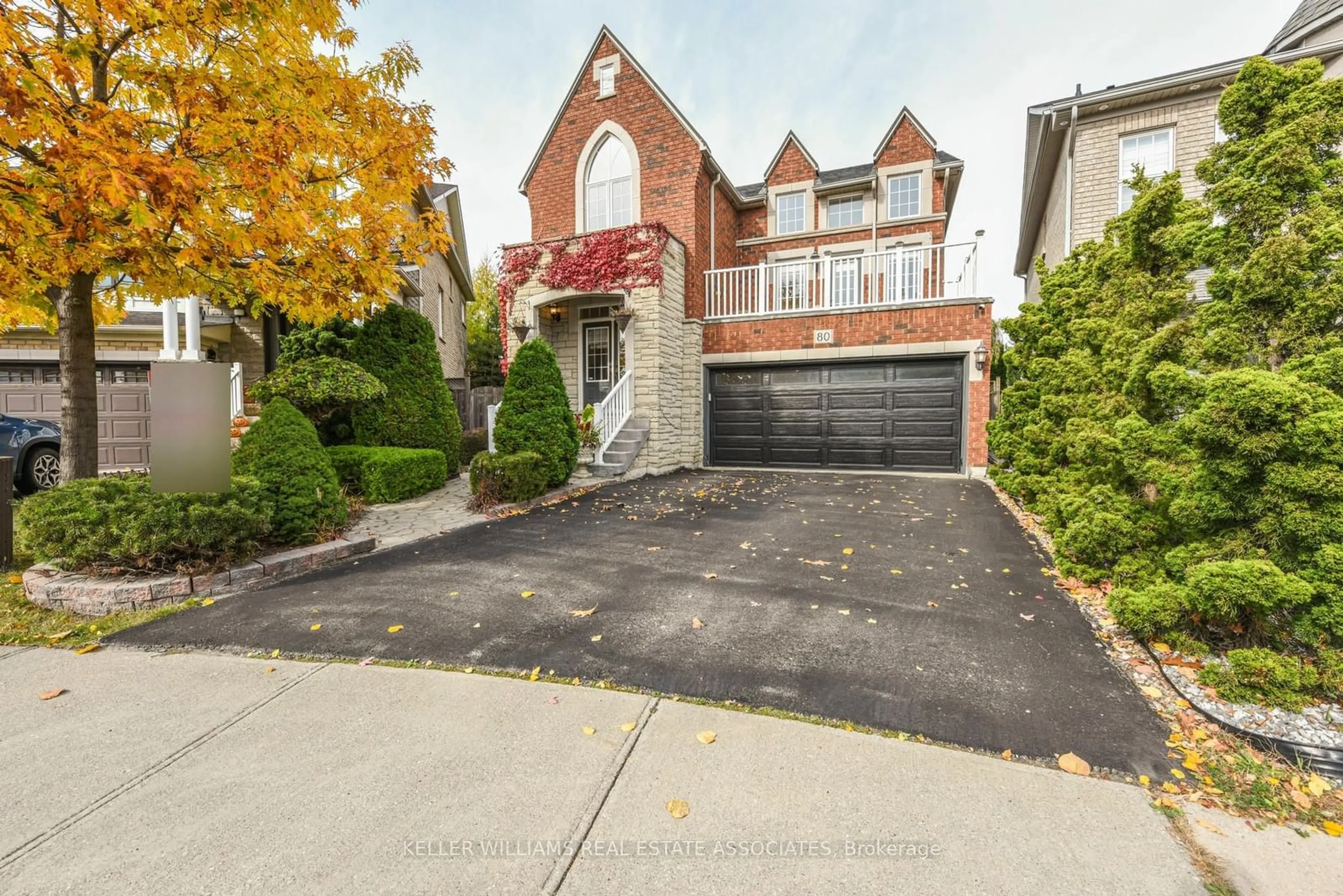 Frontside or backside of a home, the street view for 80 Penbridge Circ, Brampton Ontario L7A 2R1