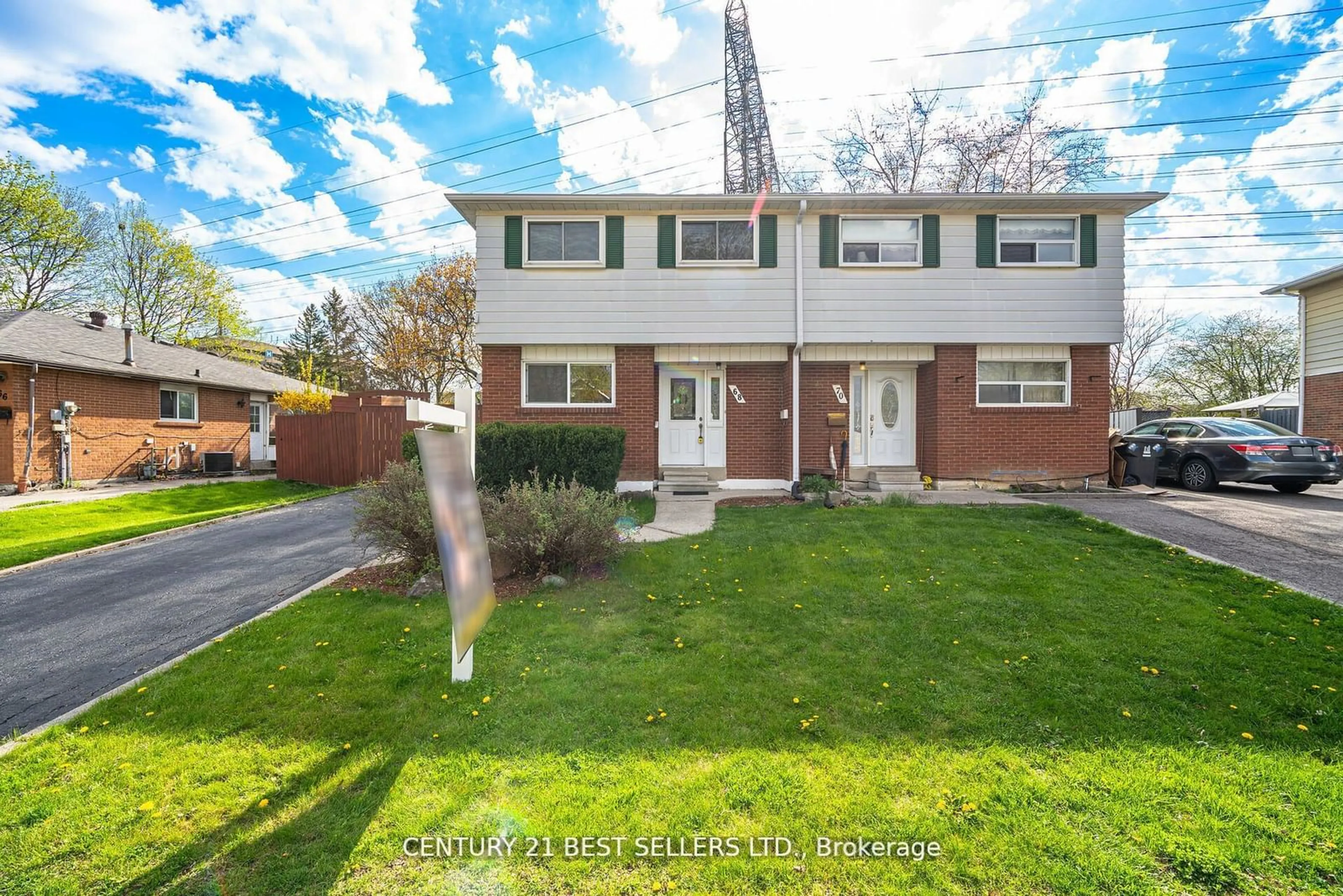 A pic from exterior of the house or condo, the street view for 68 Lynmont Rd, Toronto Ontario M9V 3X2