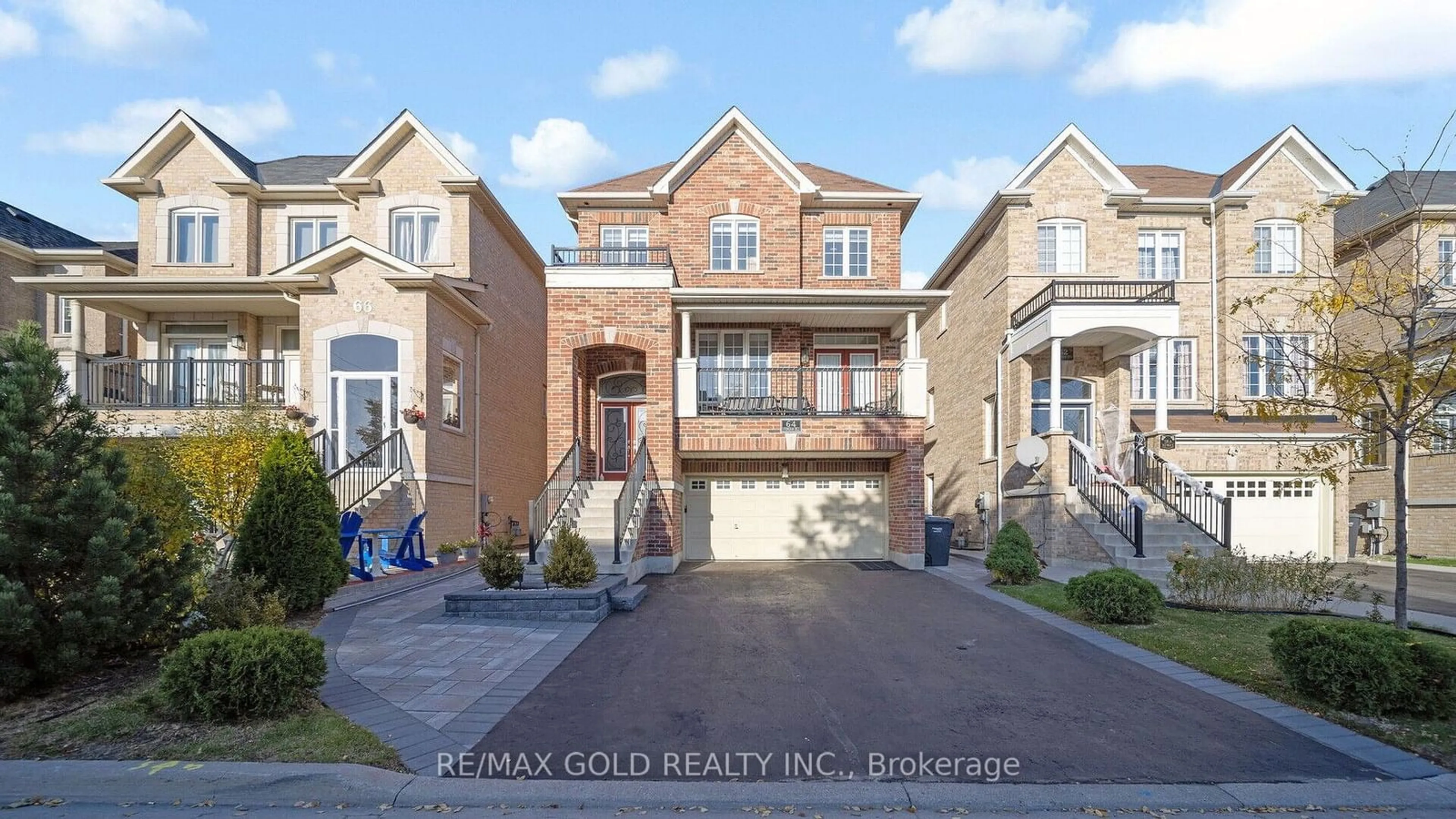 A pic from exterior of the house or condo, the street view for 64 Everingham Circ, Brampton Ontario L6R 0R7