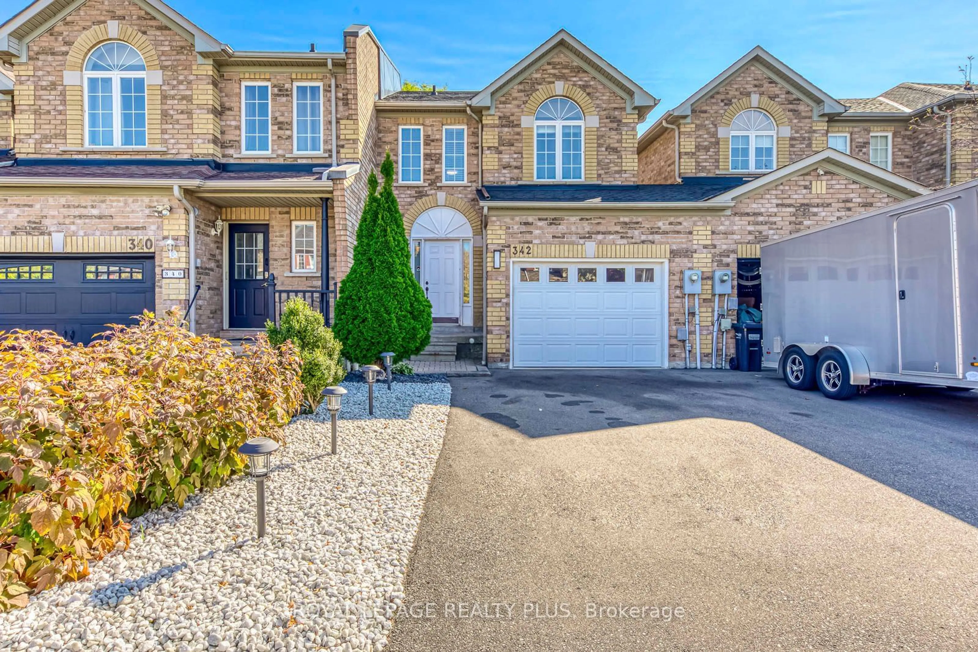 Home with brick exterior material for 342 Sardinia Dr, Mississauga Ontario L5R 3X6