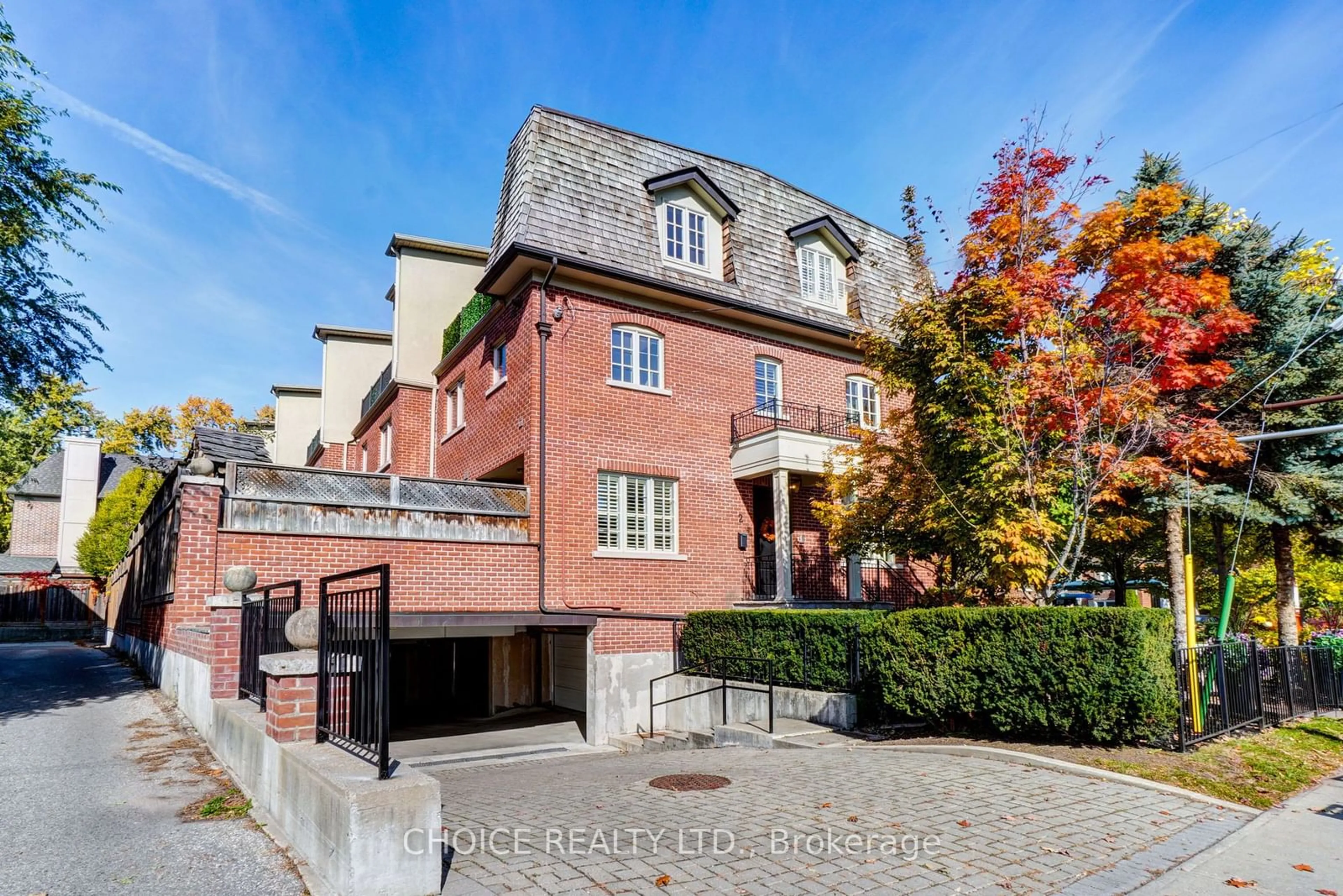 A pic from exterior of the house or condo, the street view for 2 Anglesey Blvd, Toronto Ontario M9A 3B3