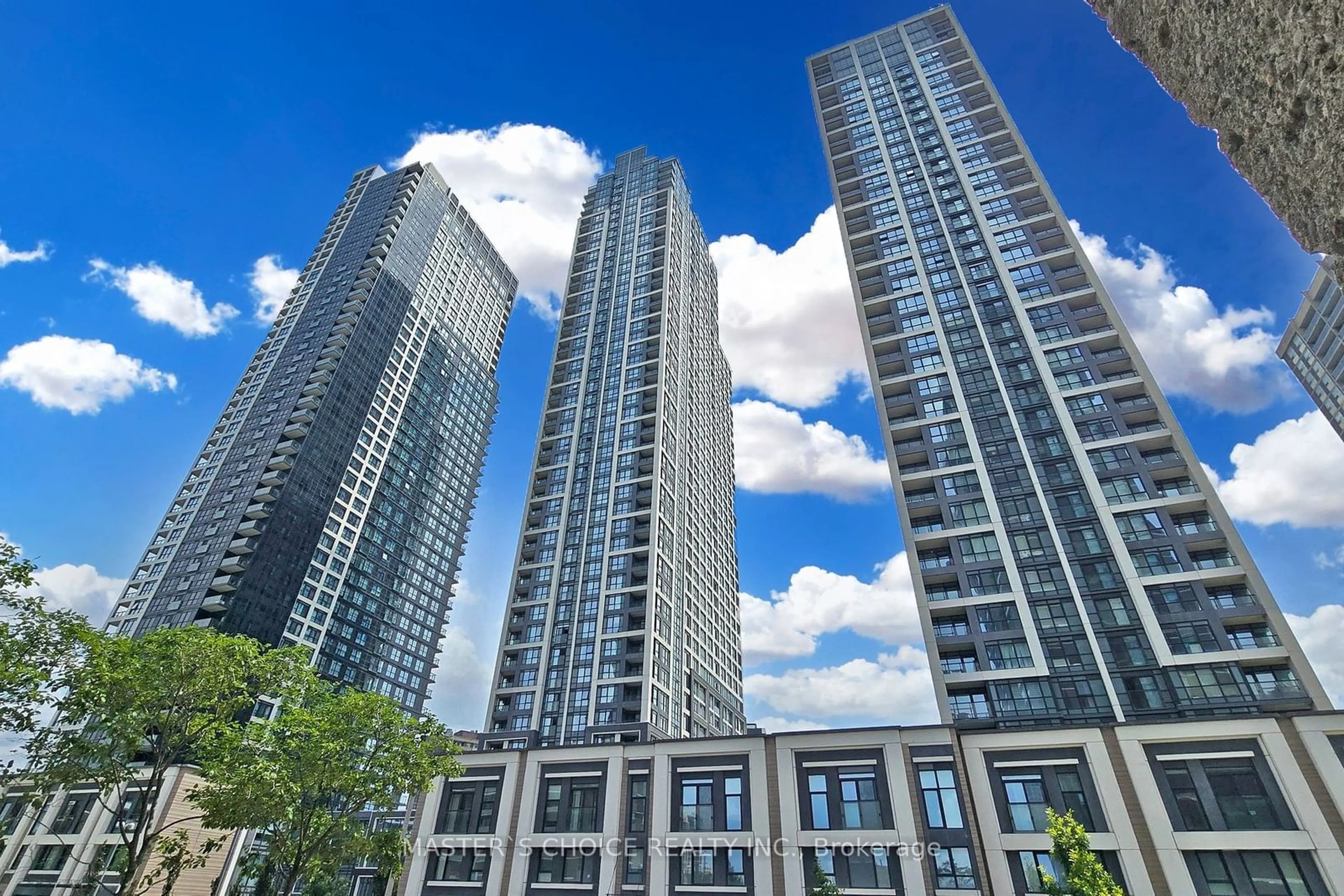 A pic from exterior of the house or condo, the view of city buildings for 7 Mabelle Ave #3602, Toronto Ontario M9A 0C9