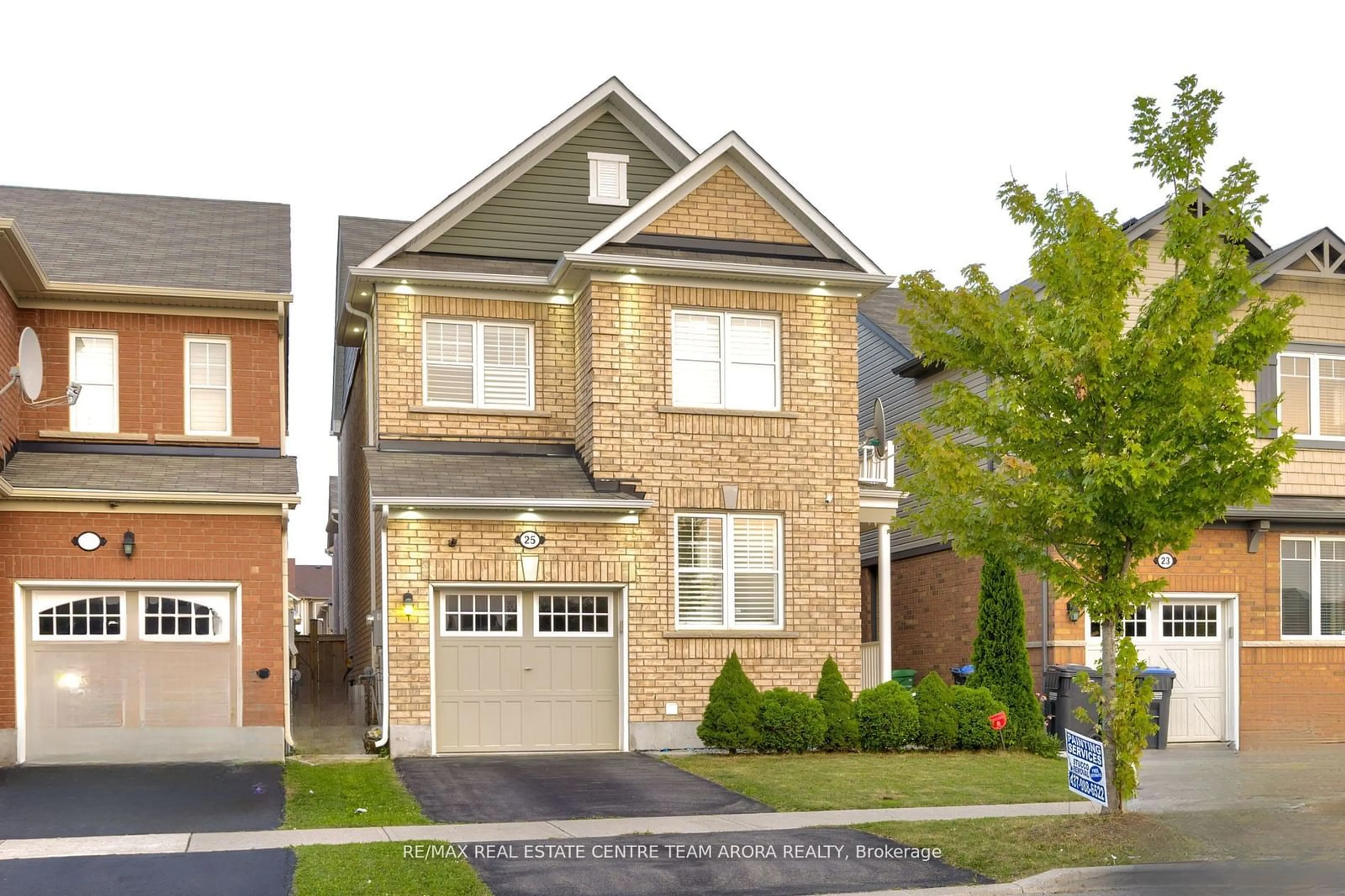 Home with brick exterior material for 25 Tribune Dr, Brampton Ontario L7A 0X5