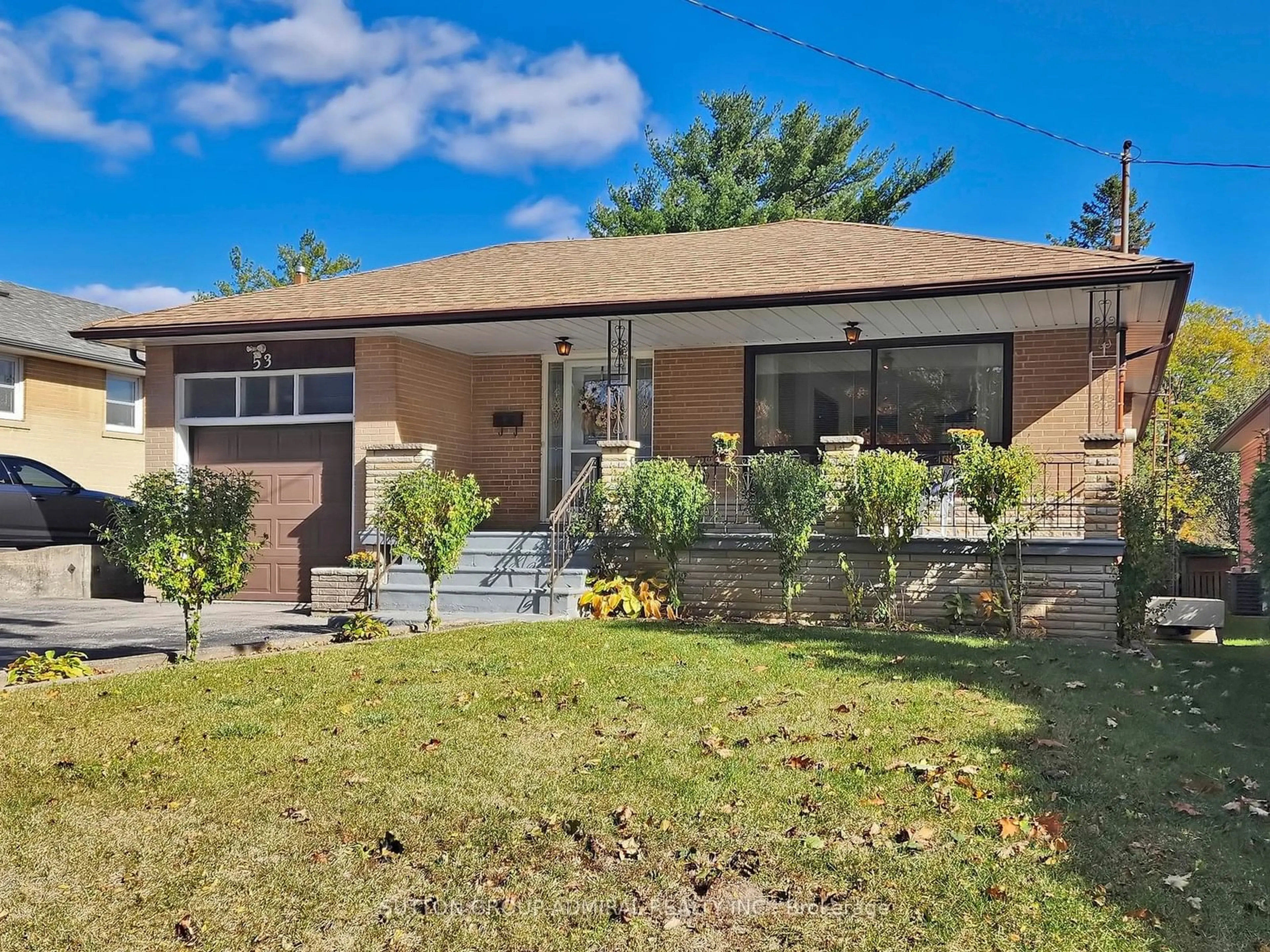 Home with brick exterior material for 53 Bankfield Dr, Toronto Ontario M9V 2P7