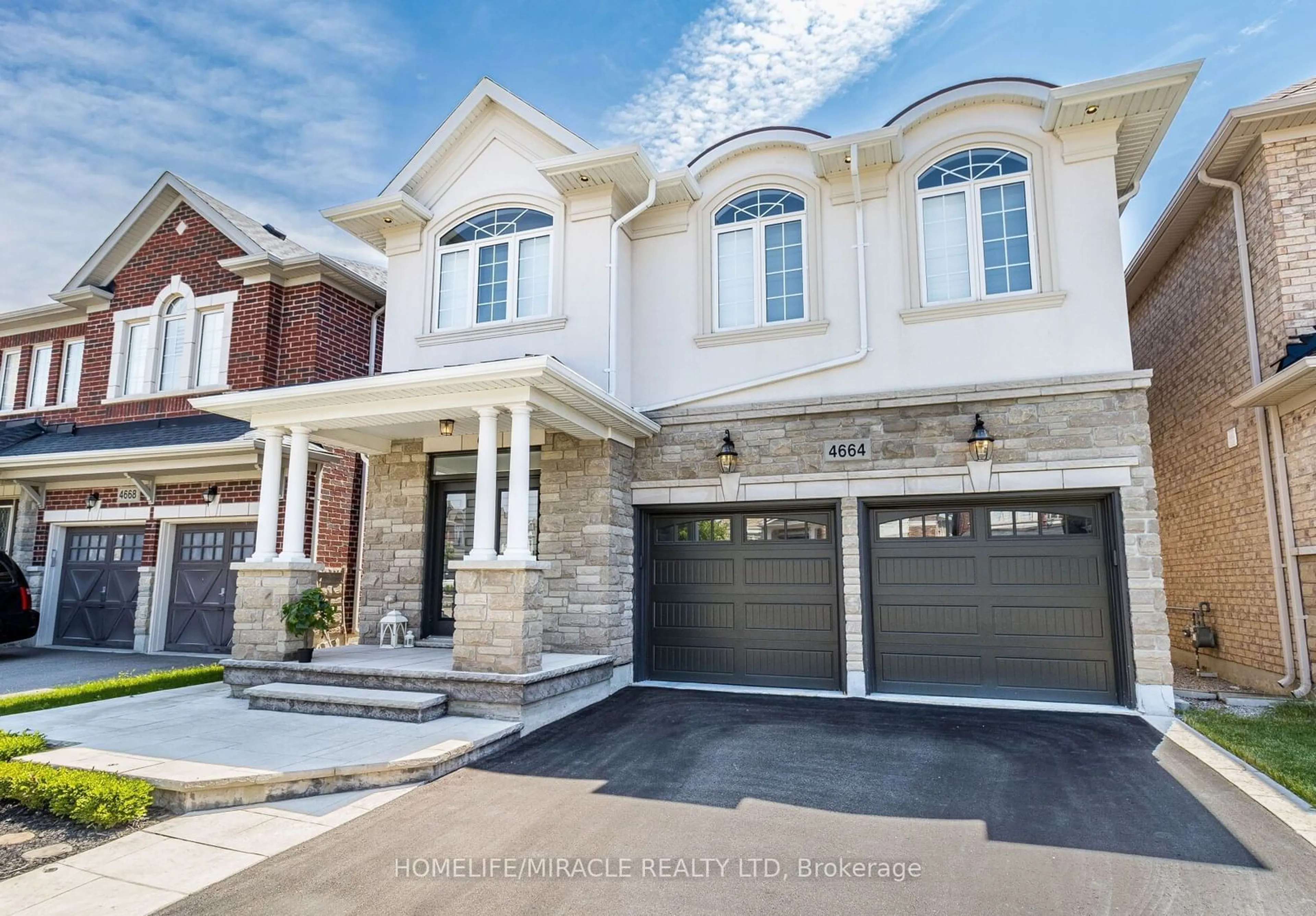 Home with brick exterior material for 4664 Ray Lane, Burlington Ontario L7M 0N9