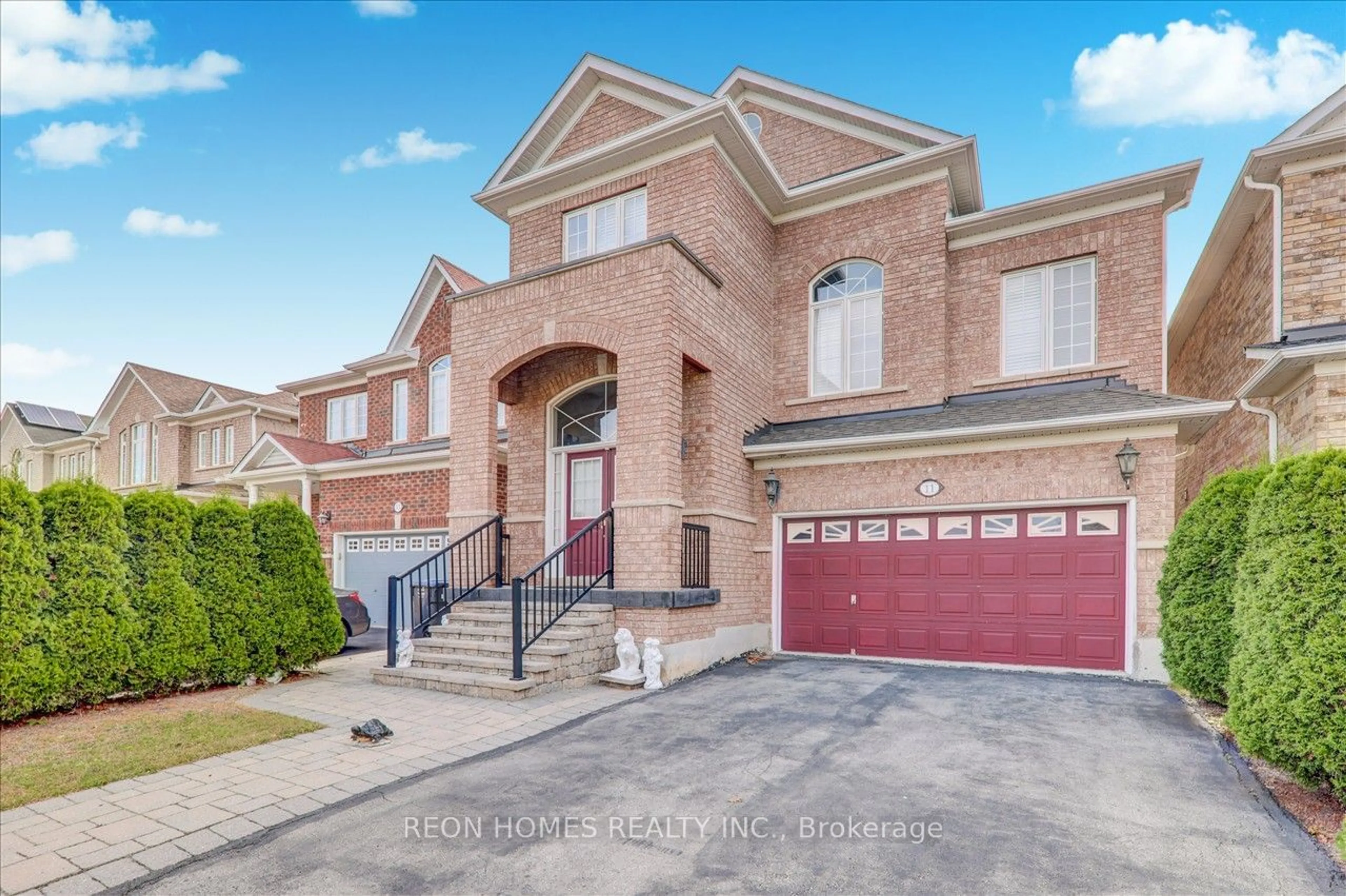 Home with brick exterior material for 11 Pathmaster Rd, Brampton Ontario L6P 2G9