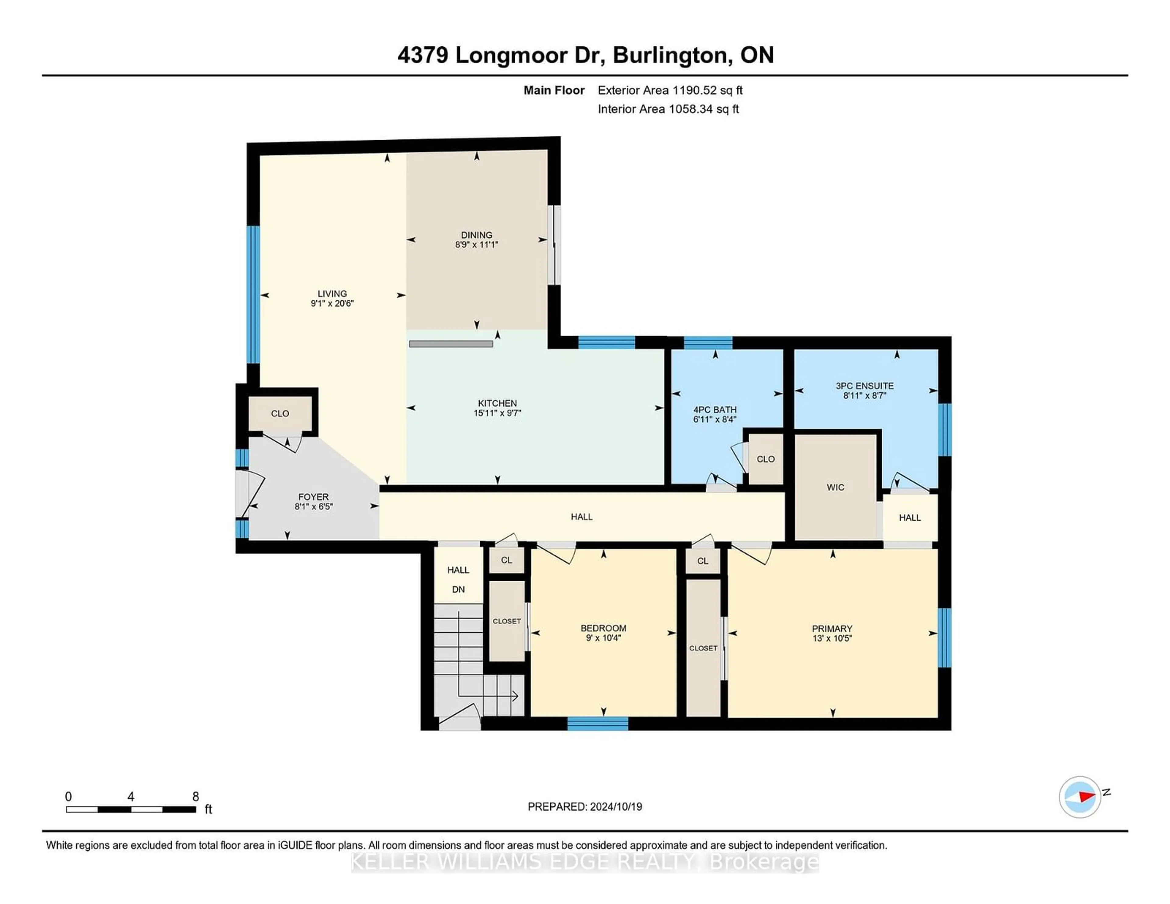 Floor plan for 4379 Longmoor Dr, Burlington Ontario L7L 1X8