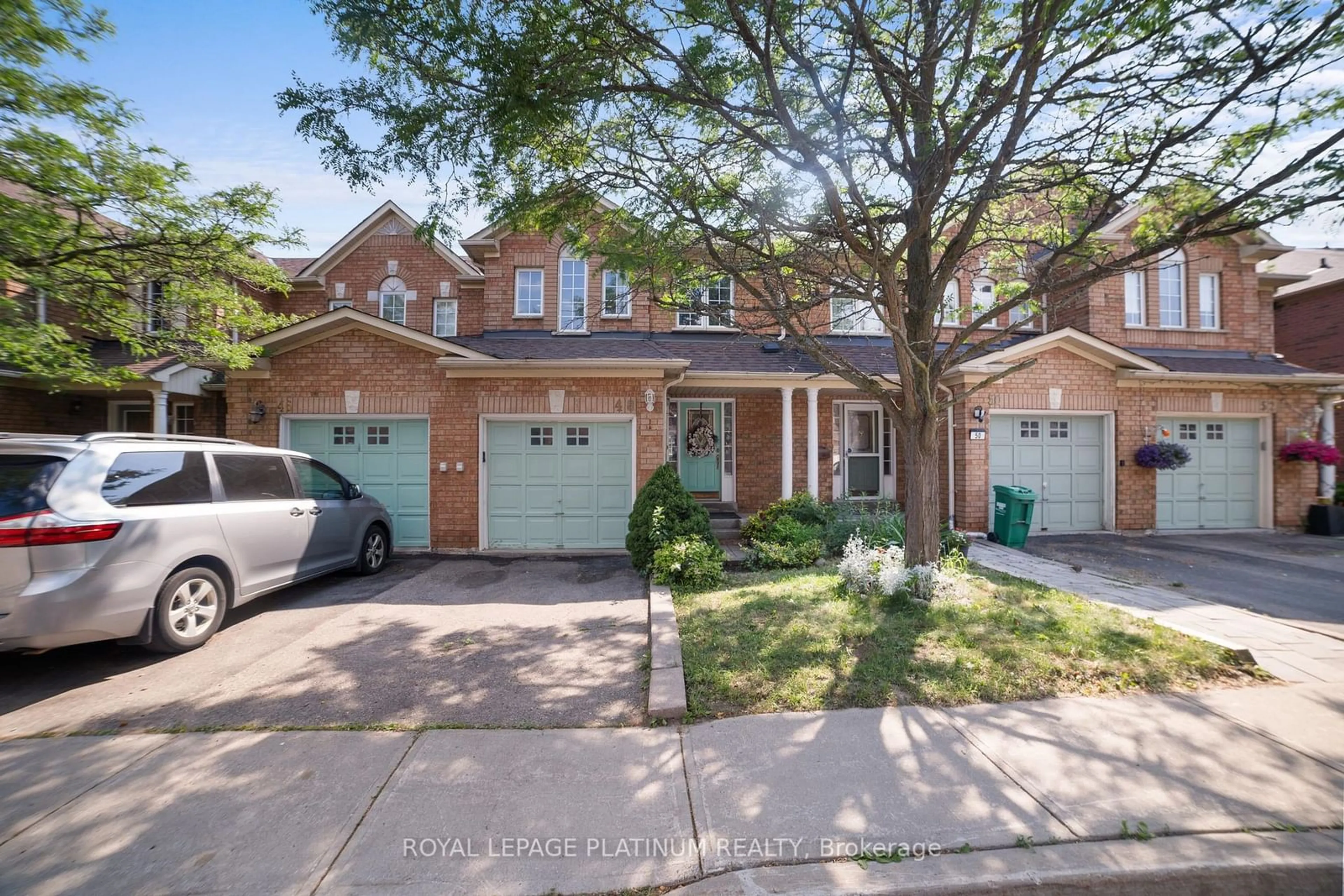 A pic from exterior of the house or condo, the street view for 9800 Mclaughlin Rd #48, Brampton Ontario L6X 4R1