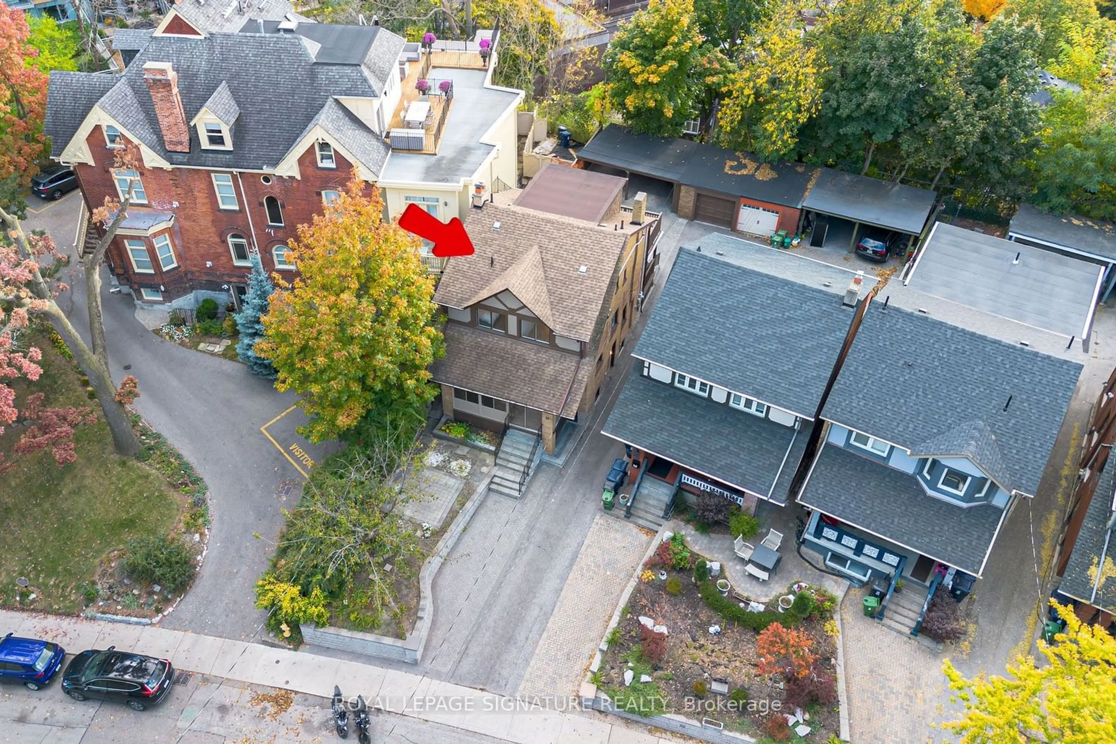 A pic from exterior of the house or condo, the street view for 36 Gothic Ave, Toronto Ontario M6P 2V9