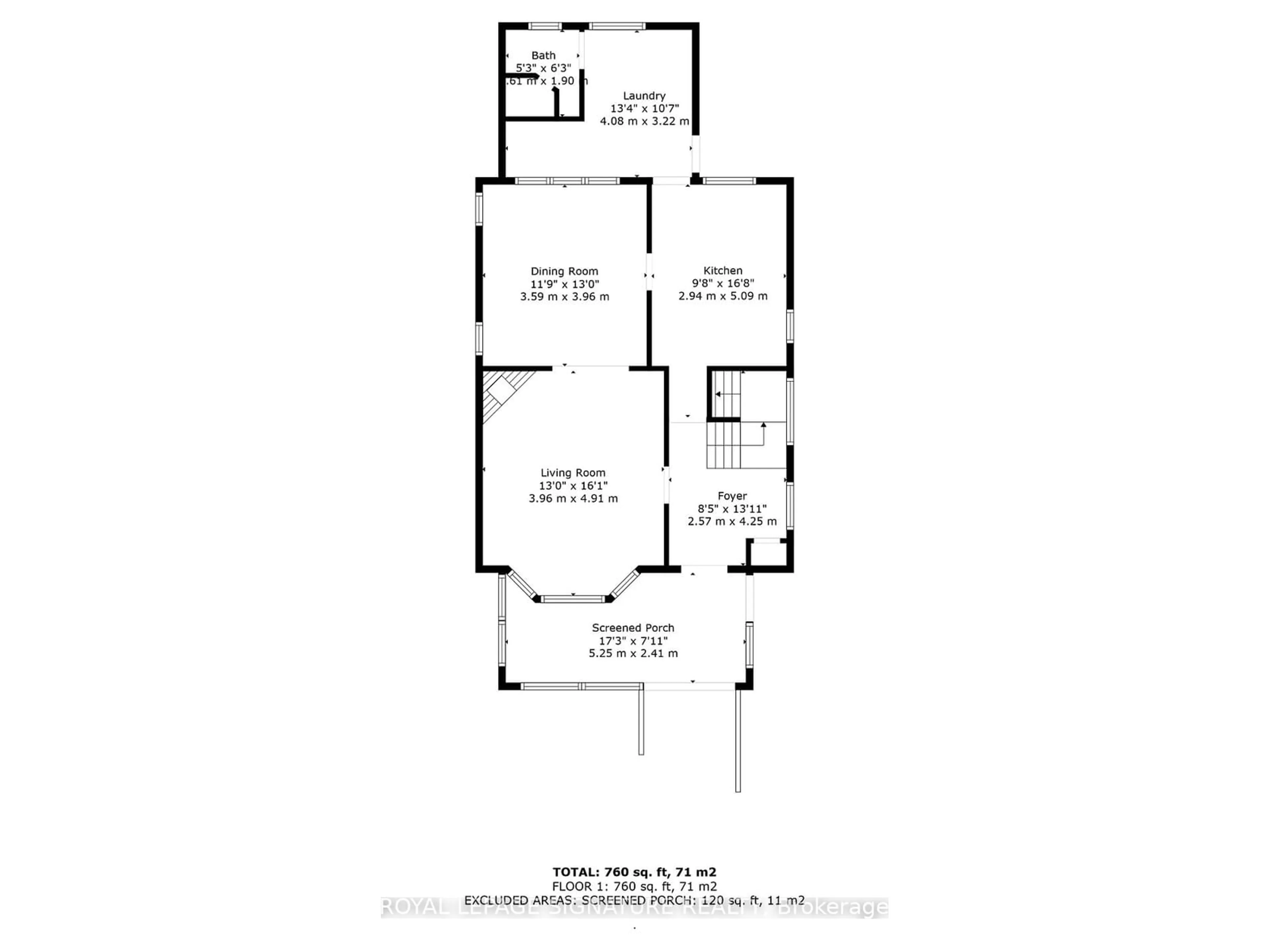 Floor plan for 36 Gothic Ave, Toronto Ontario M6P 2V9