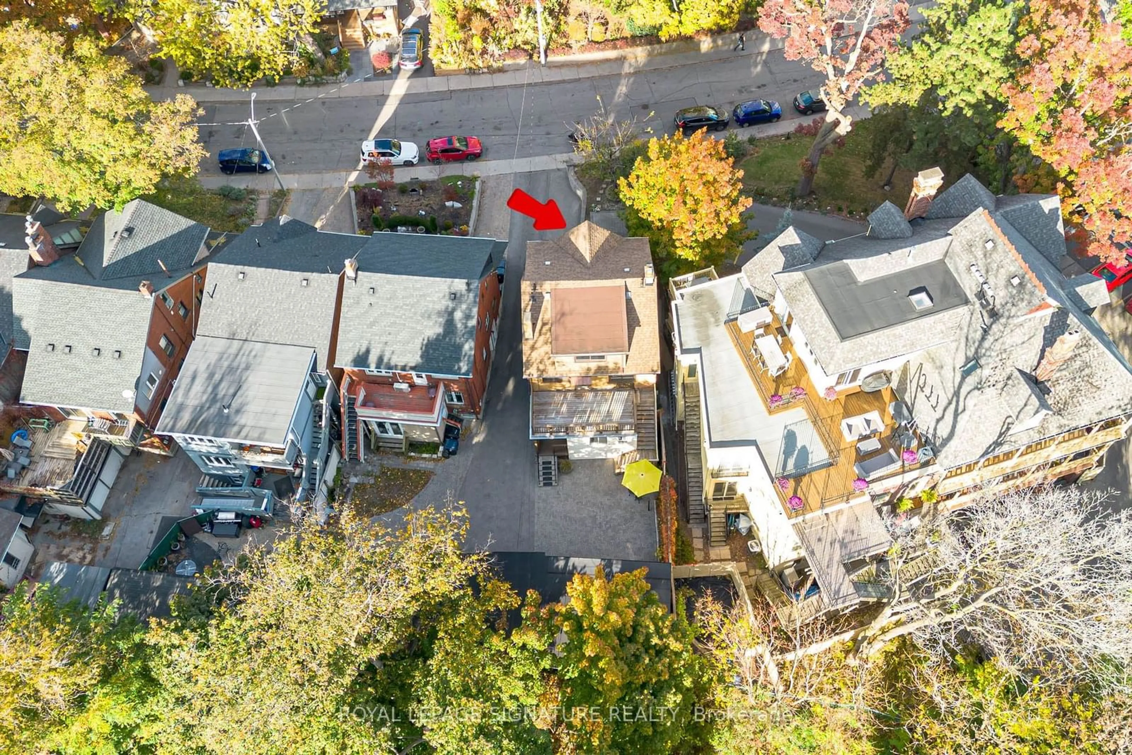 A pic from exterior of the house or condo, the street view for 36 Gothic Ave, Toronto Ontario M6P 2V9