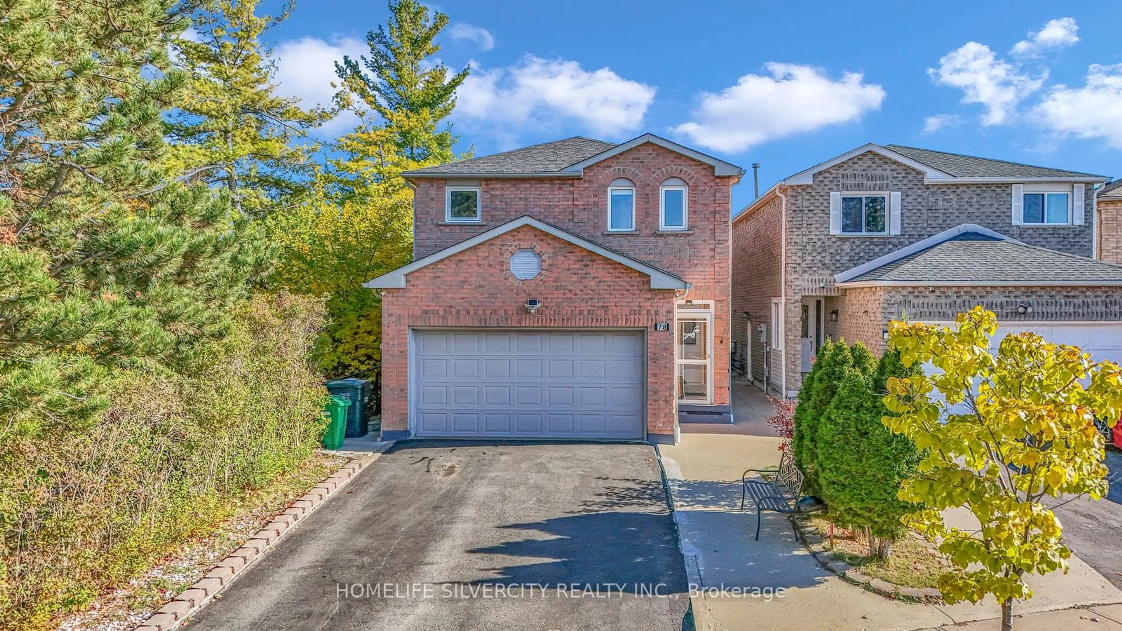 A pic from exterior of the house or condo, the street view for 78 Sandmere Ave, Brampton Ontario L6Z 4A1