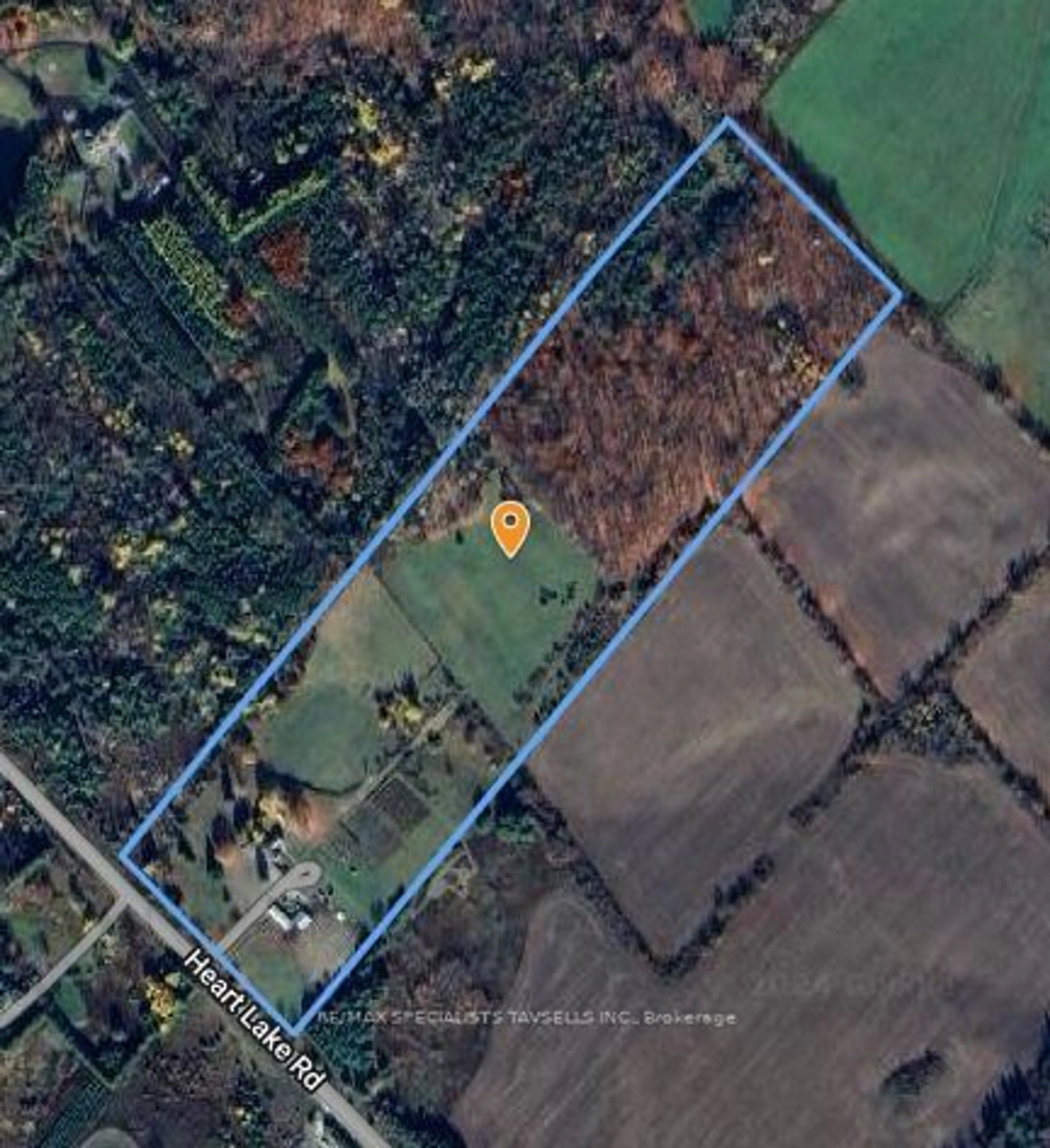 Picture of a map for 18161 Heart Lake Rd, Caledon Ontario L7K 2A4