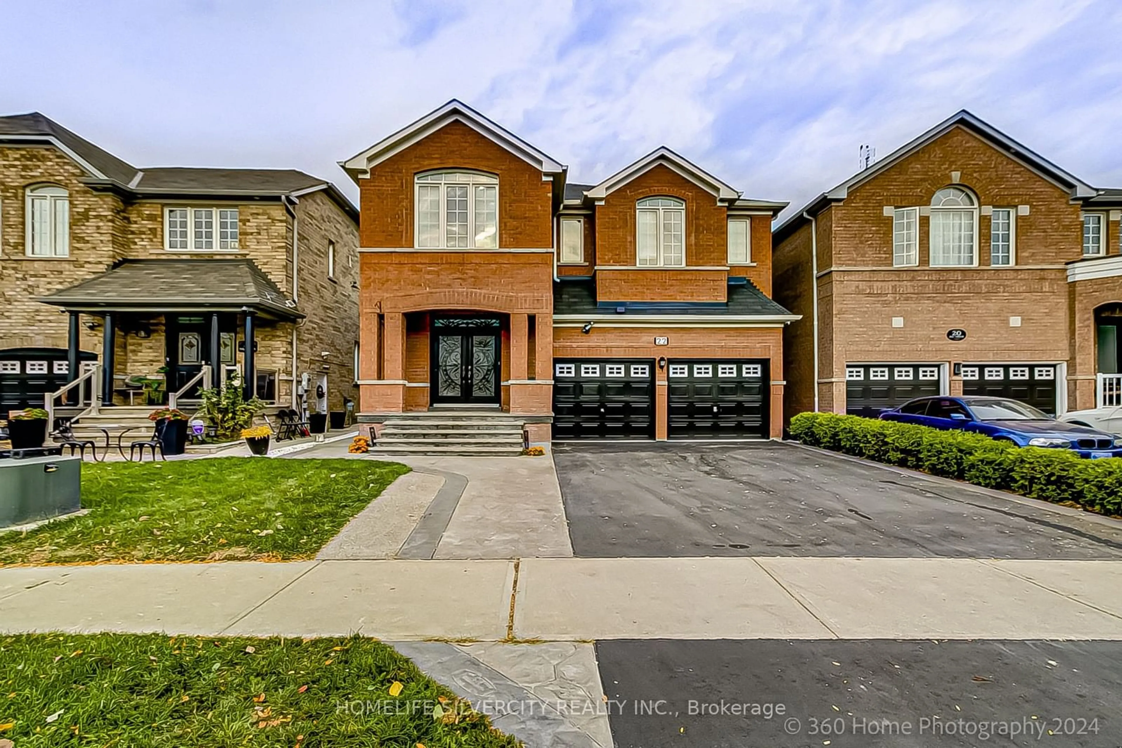 Home with brick exterior material for 22 Dolly Varden Dr, Brampton Ontario L6R 3K3