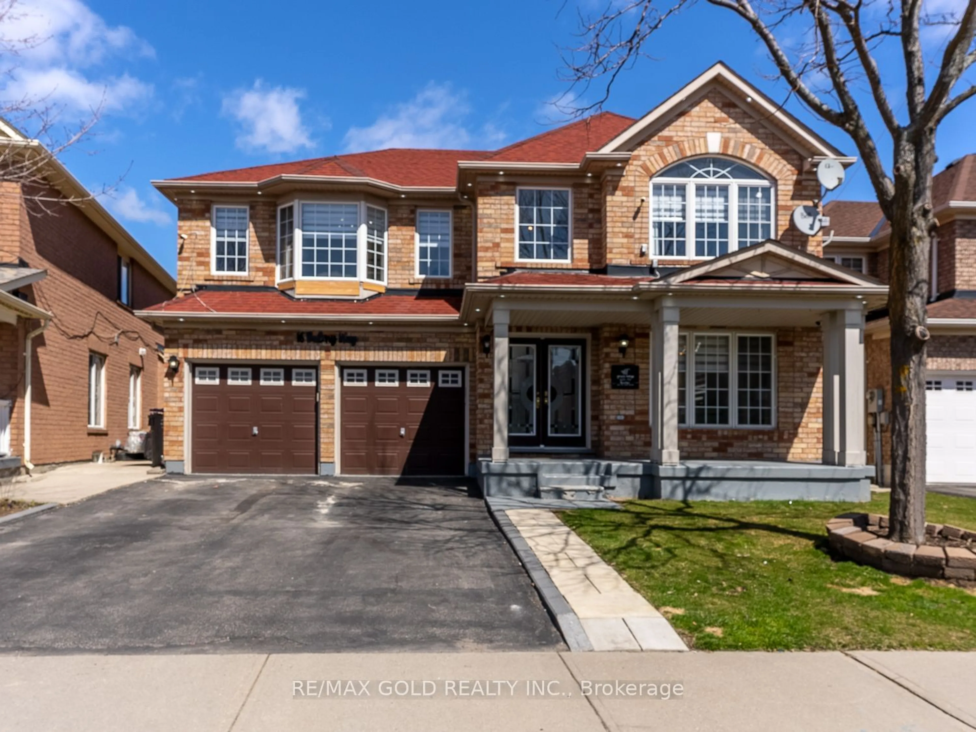 Home with brick exterior material for 16 Balmy Way, Brampton Ontario L6P 1L3