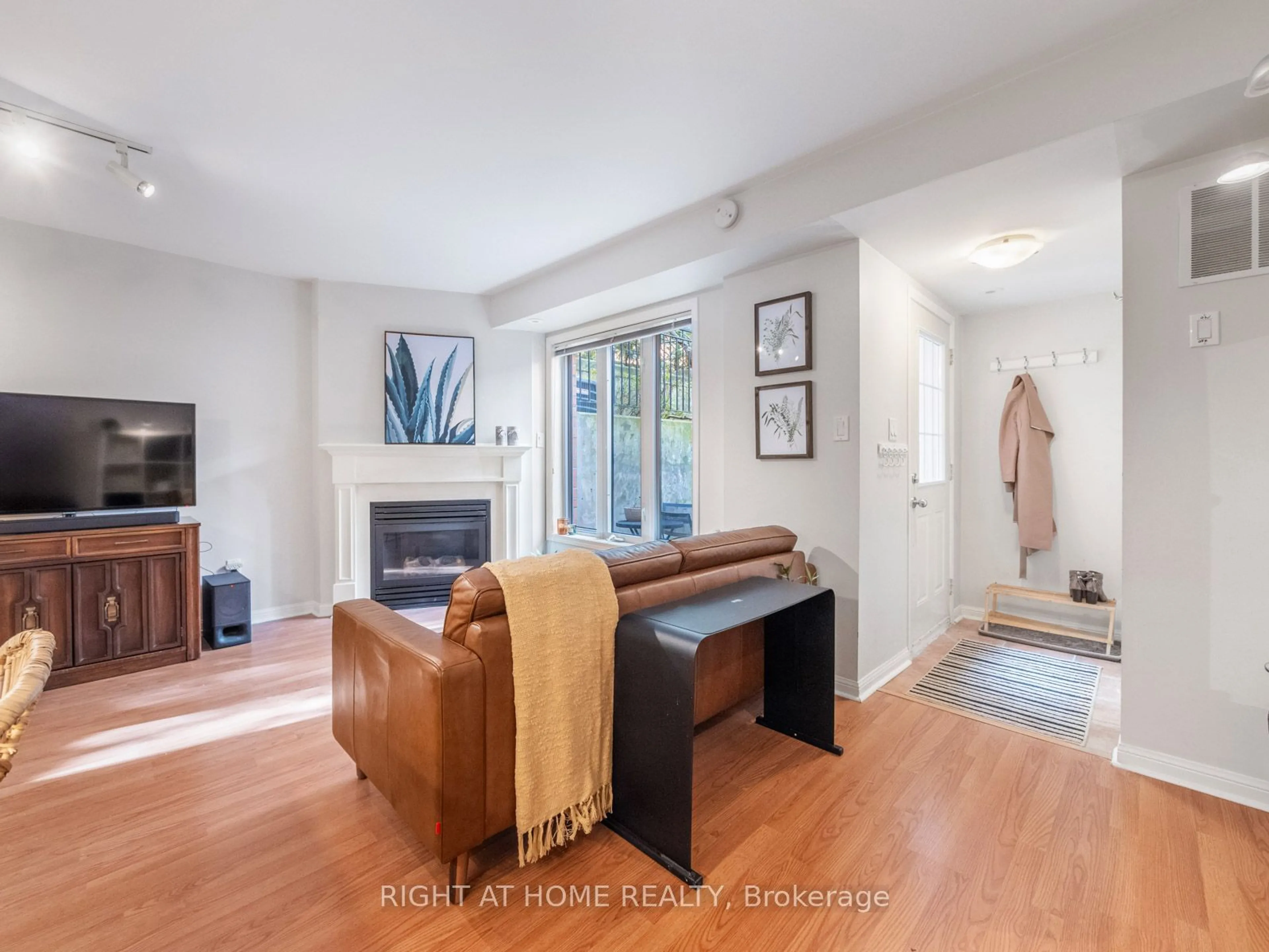 A pic of a room, wood floors for 26 Laidlaw St #1533, Toronto Ontario M6K 1X2