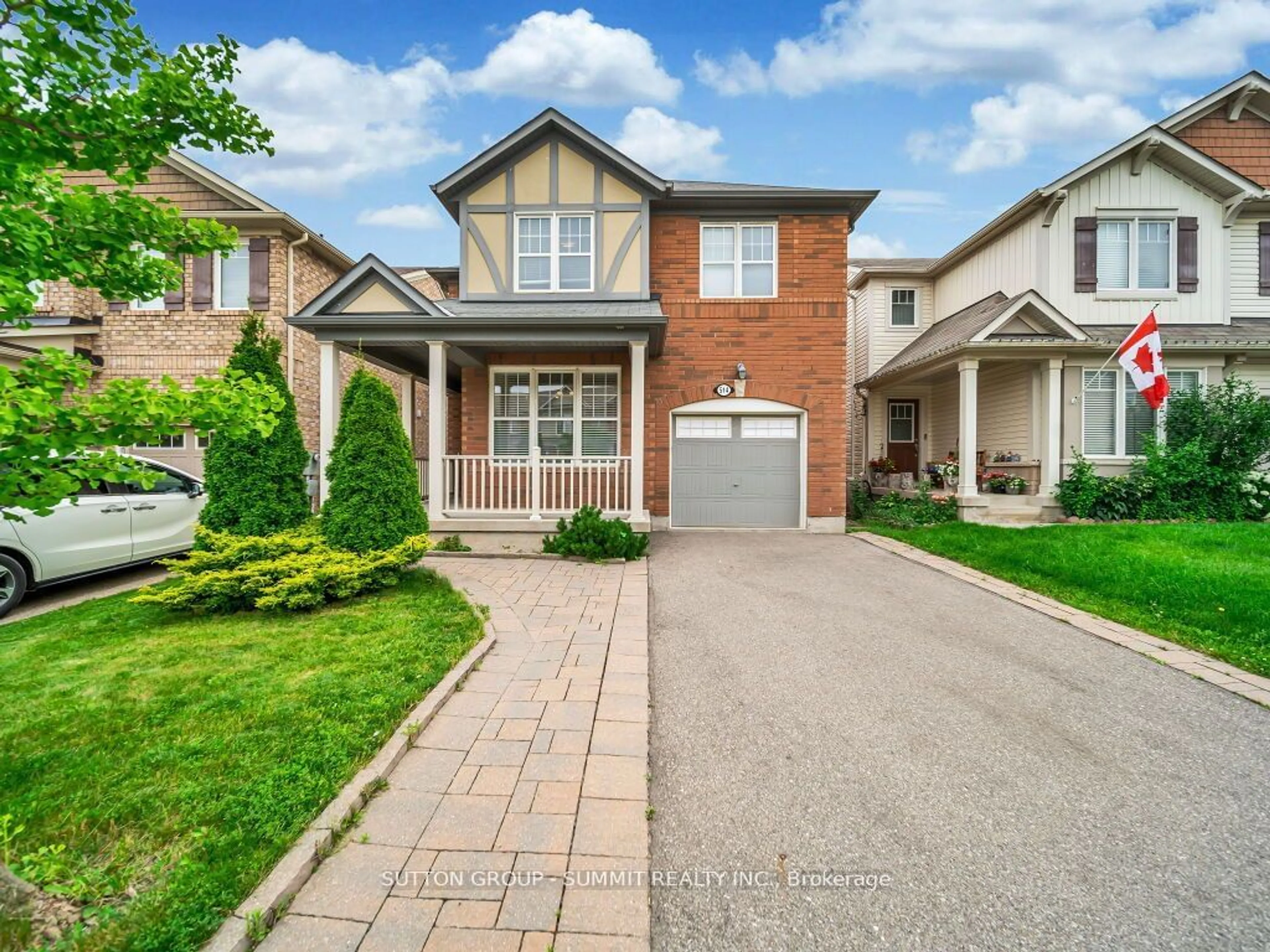 Frontside or backside of a home, the street view for 514 McFerran Cres, Milton Ontario L9T 8J6