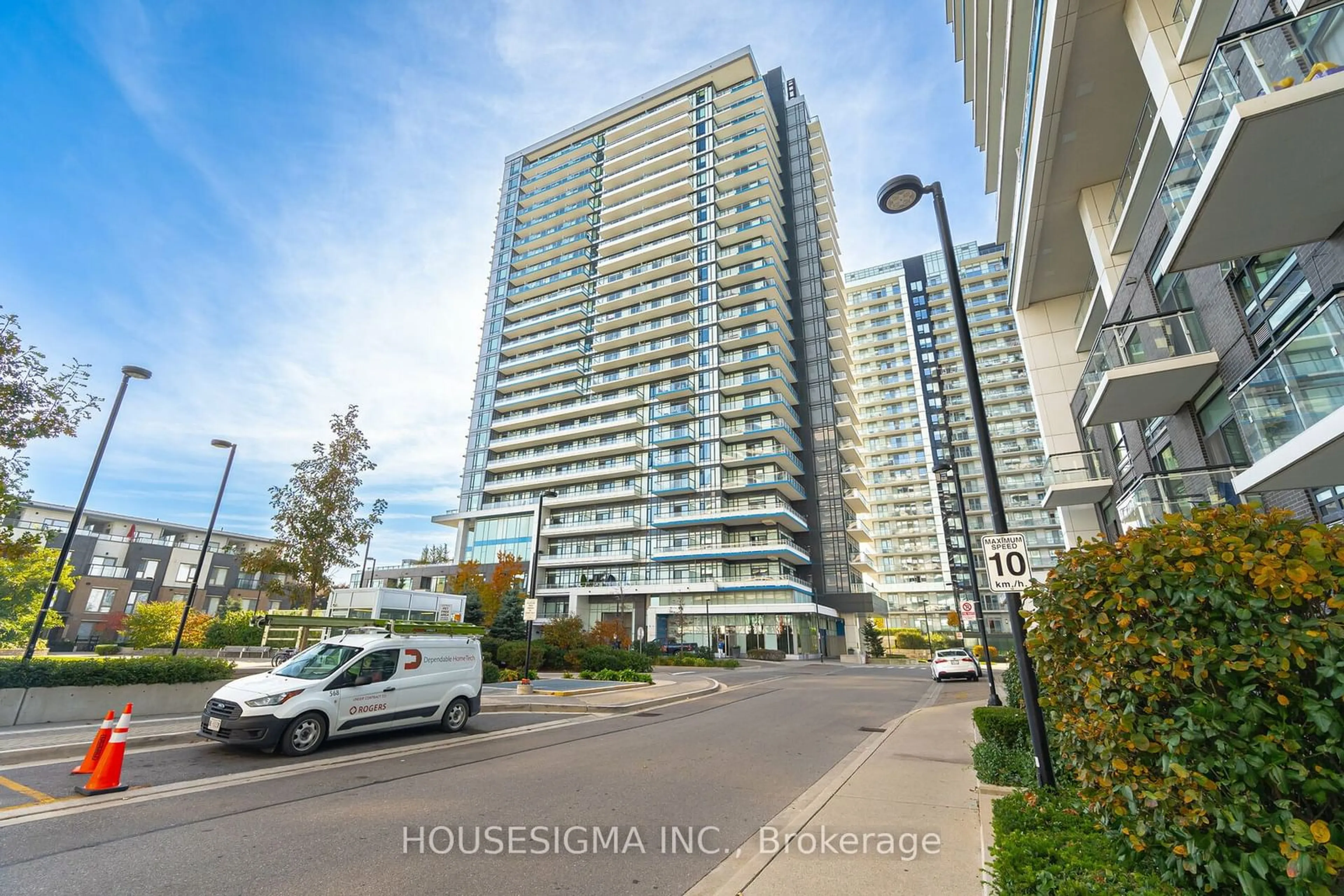 A pic from exterior of the house or condo, the street view for 2560 Eglinton Ave #2109, Mississauga Ontario L5M 0Y3