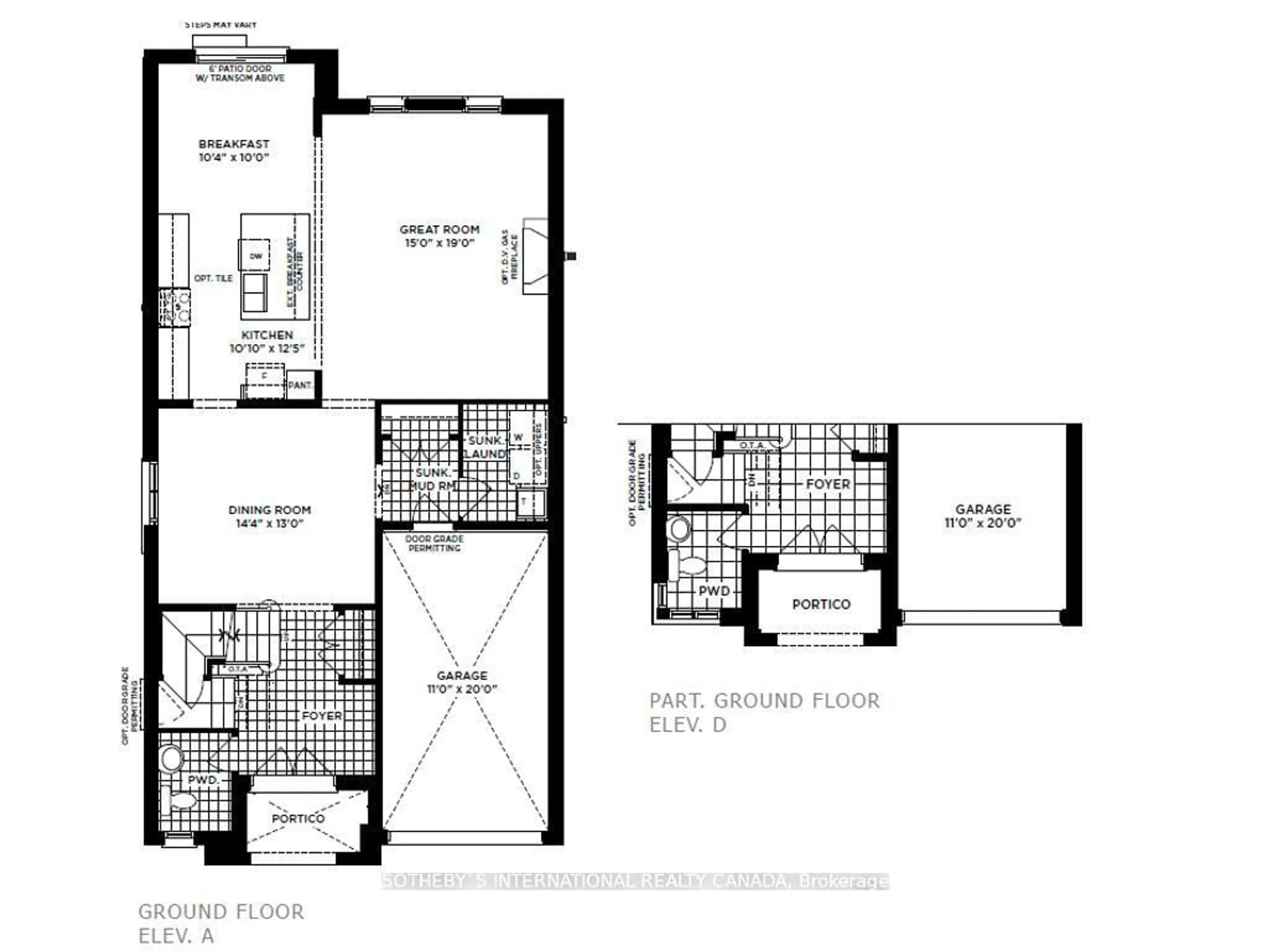 Floor plan for 518 Markay Common, Burlington Ontario L7S 0A6