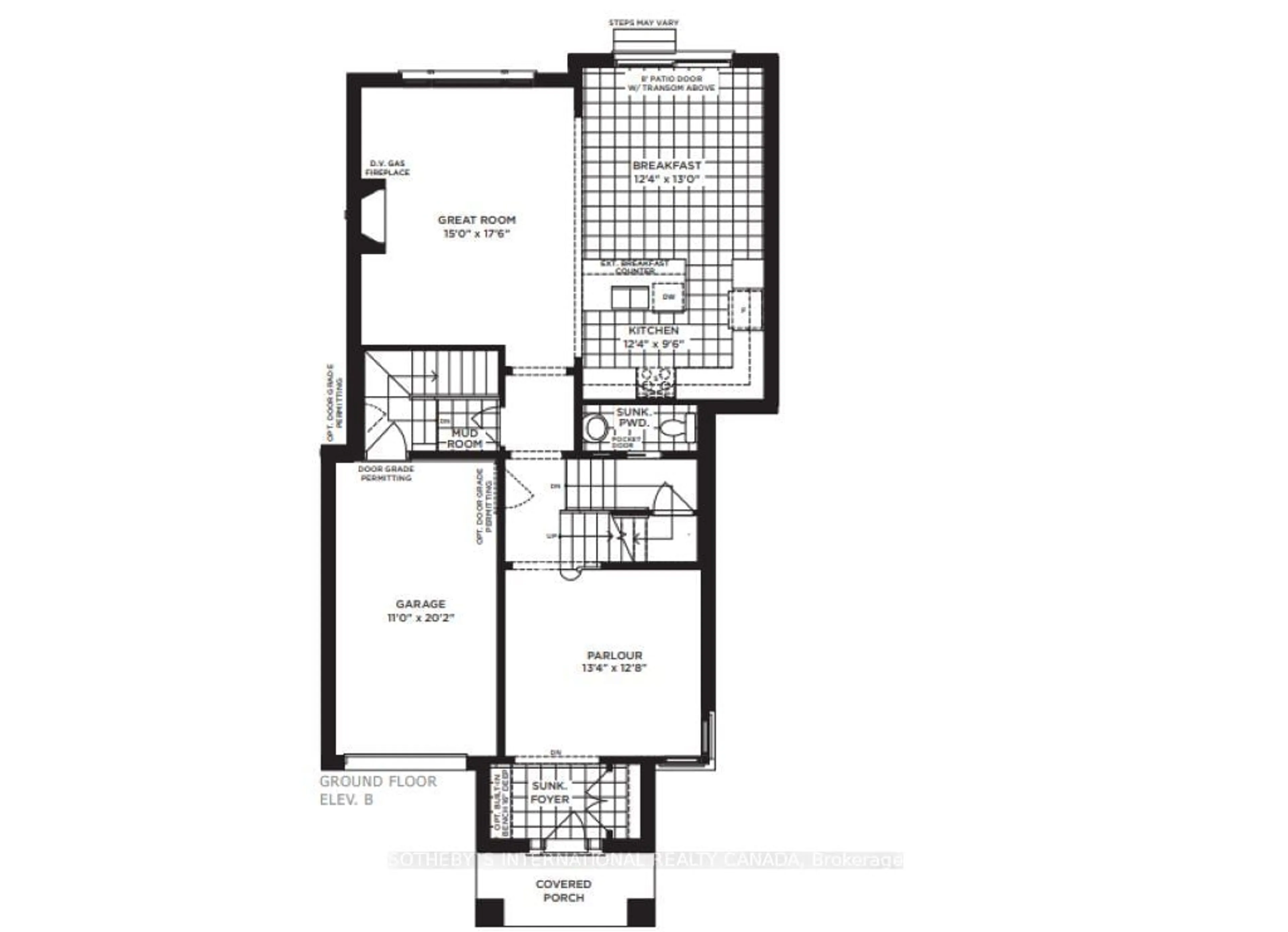 Floor plan for 510 Markay Common, Burlington Ontario L7S 0A6