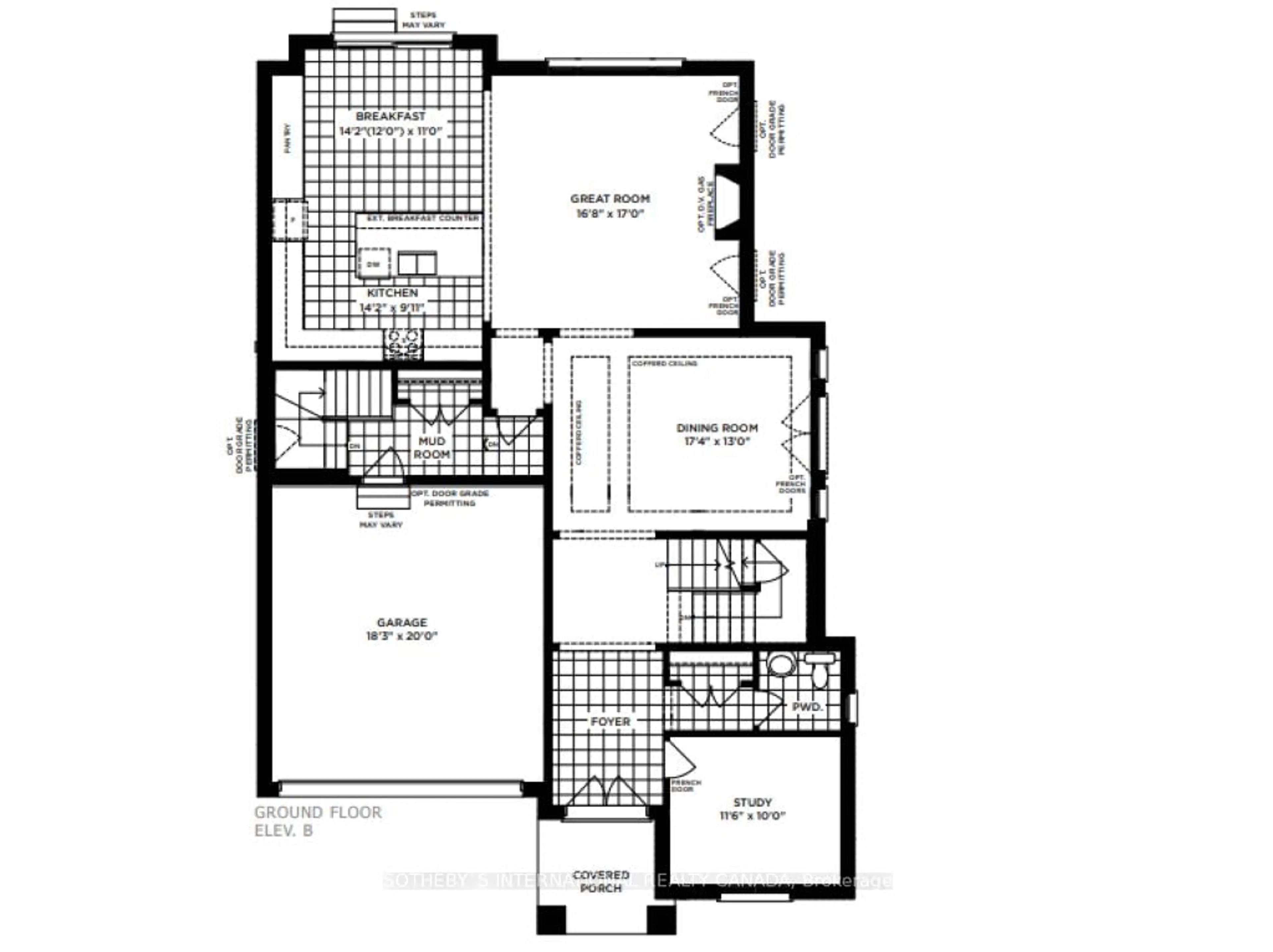 Floor plan for 514 Markay Common, Burlington Ontario L7S 0A6