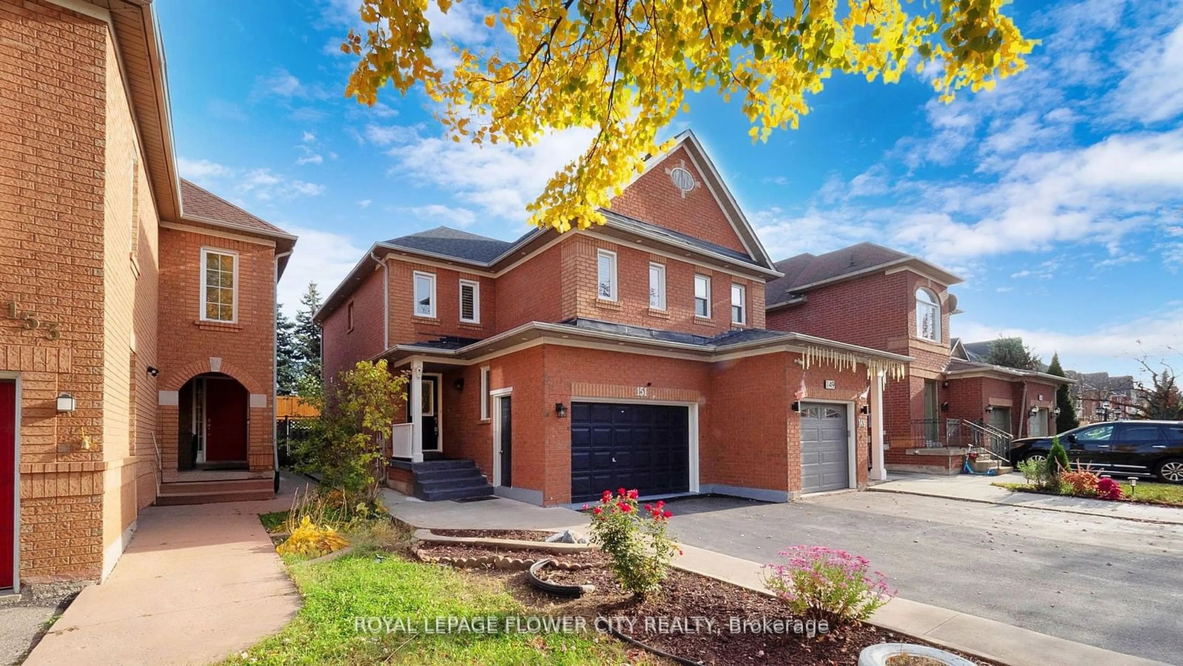 Home with brick exterior material for 151 Clover Bloom Rd, Brampton Ontario L6R 1S5