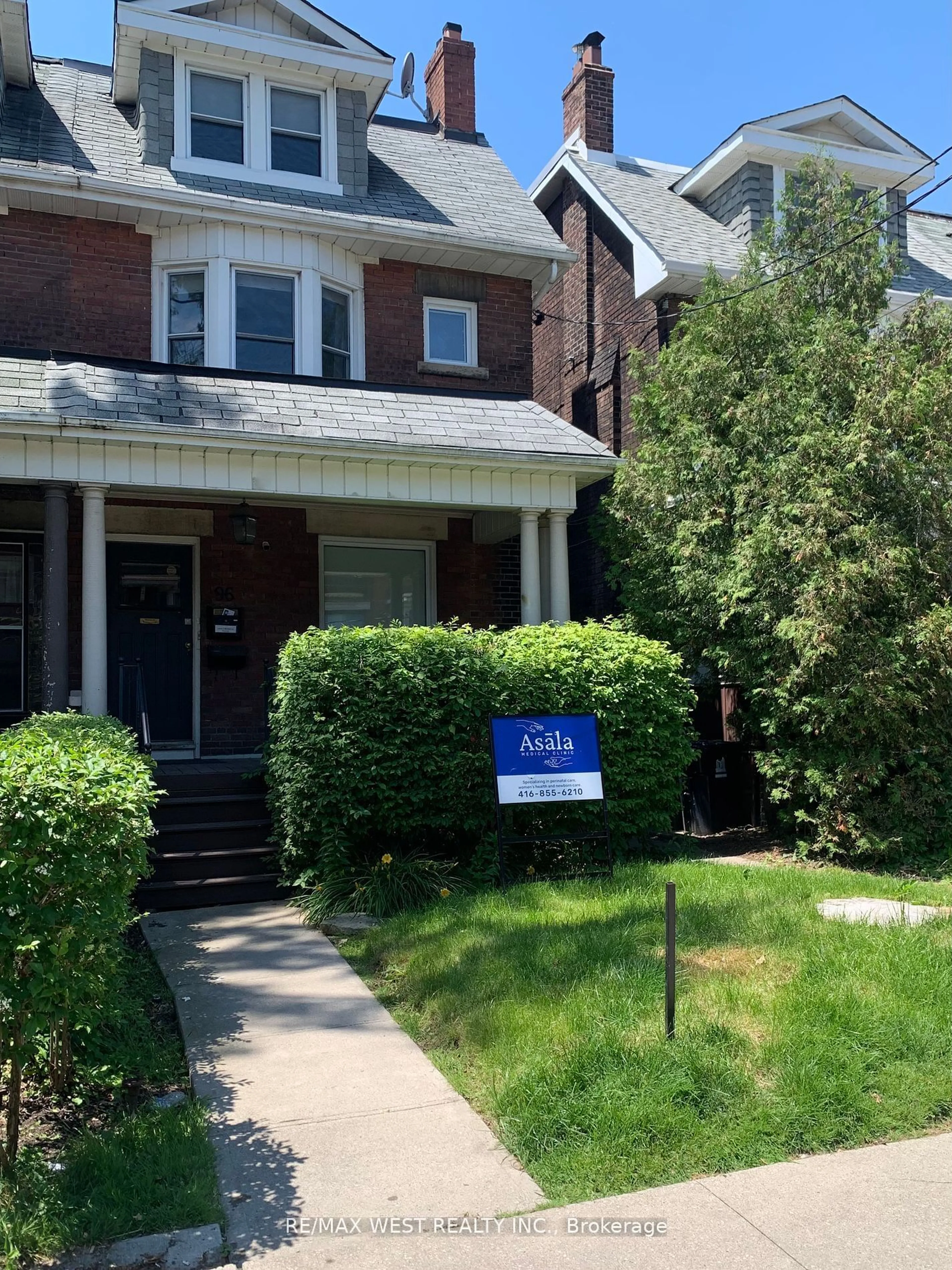 A pic from exterior of the house or condo, the street view for 96 Roncesvalles Ave, Toronto Ontario M6R 2K8