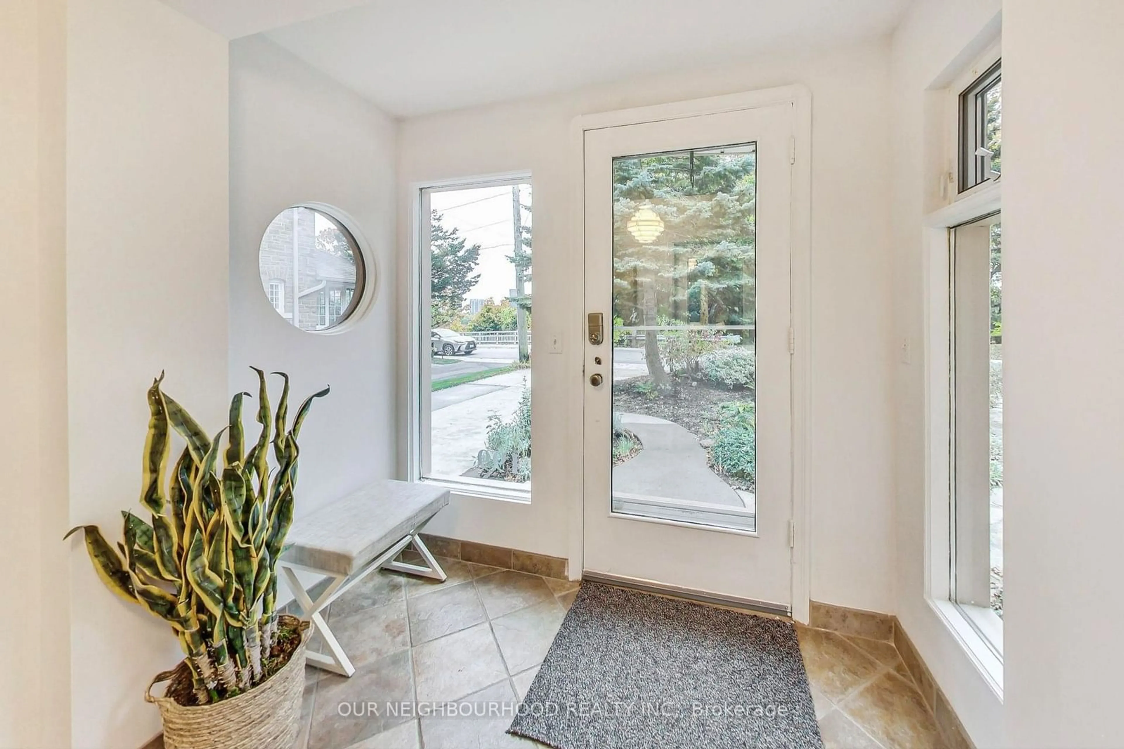 Indoor entryway, wood floors for 199 Riverside Dr, Toronto Ontario M6S 4A8