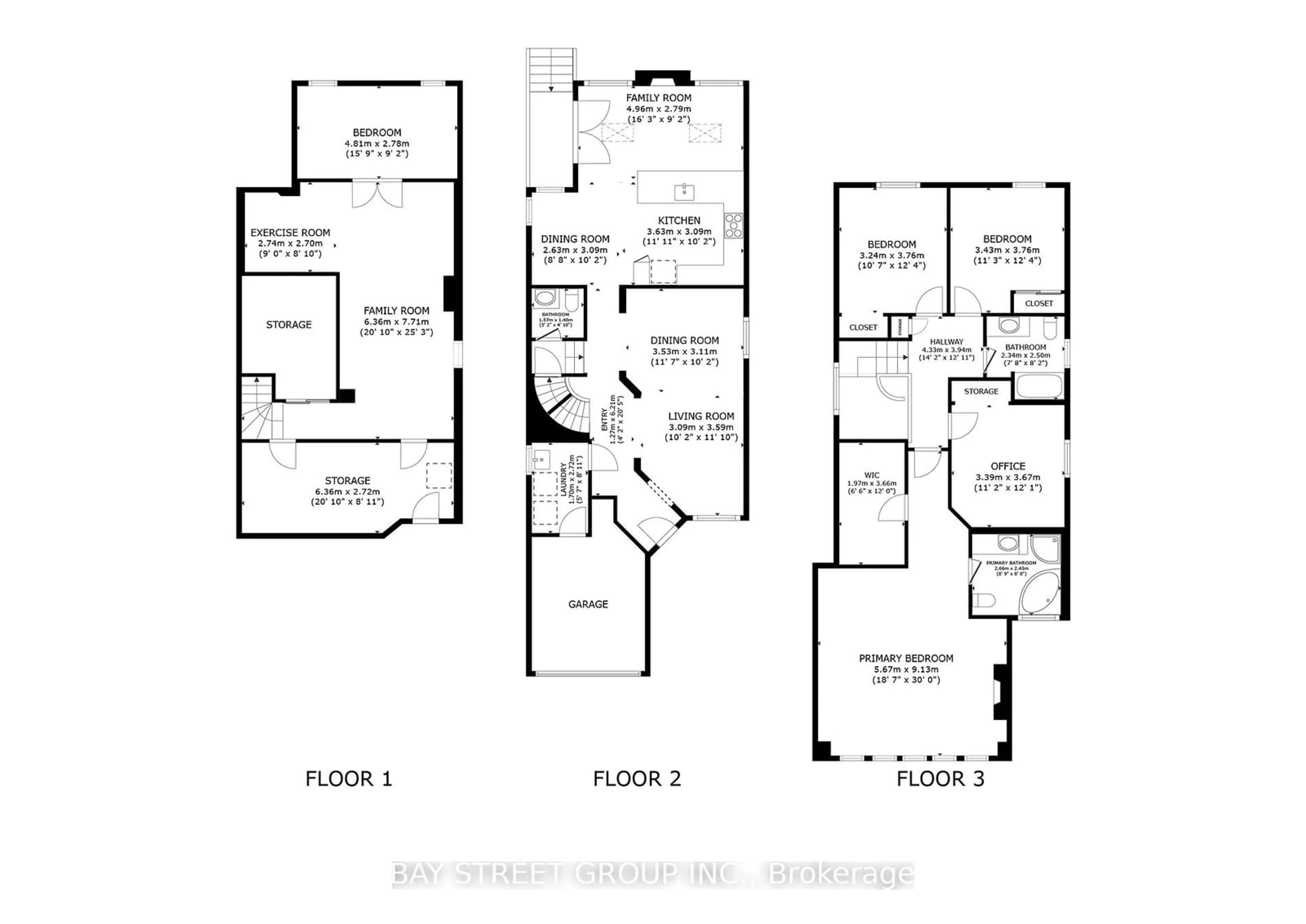 Floor plan for 2912 Gardenview Cres, Mississauga Ontario L5M 5T3