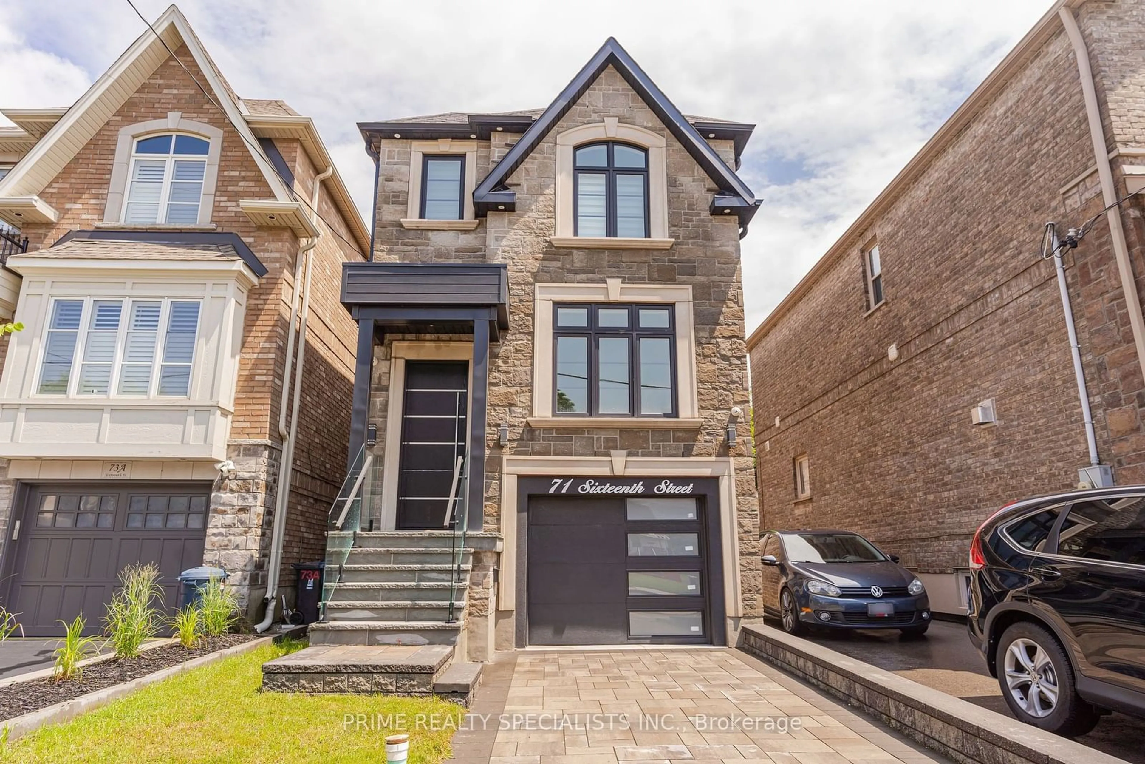 Home with brick exterior material for 71 Sixteenth St, Toronto Ontario M8V 3J9