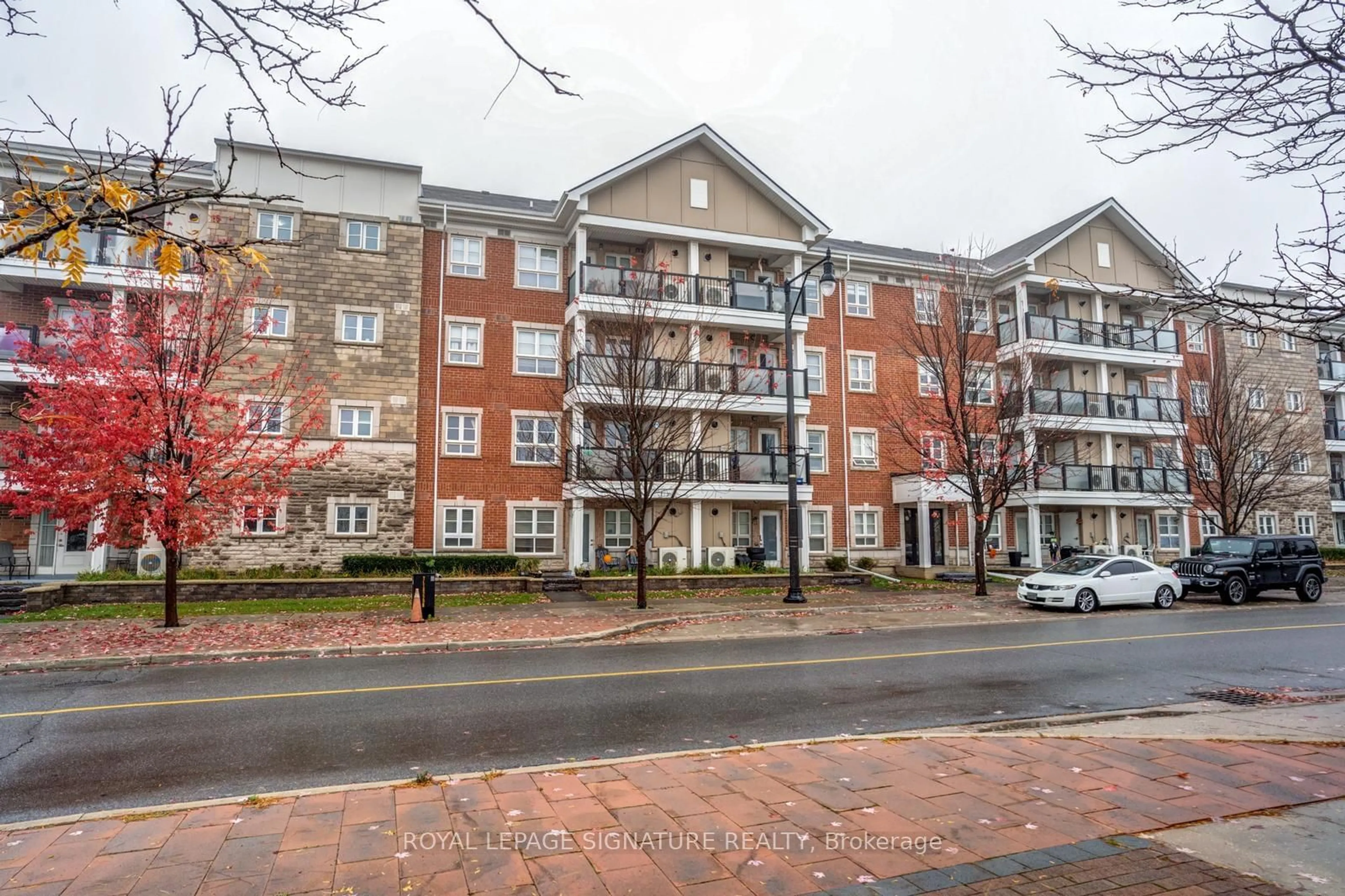 A pic from exterior of the house or condo, the front or back of building for 70 Baycliffe Cres #308, Brampton Ontario L7A 0Z5