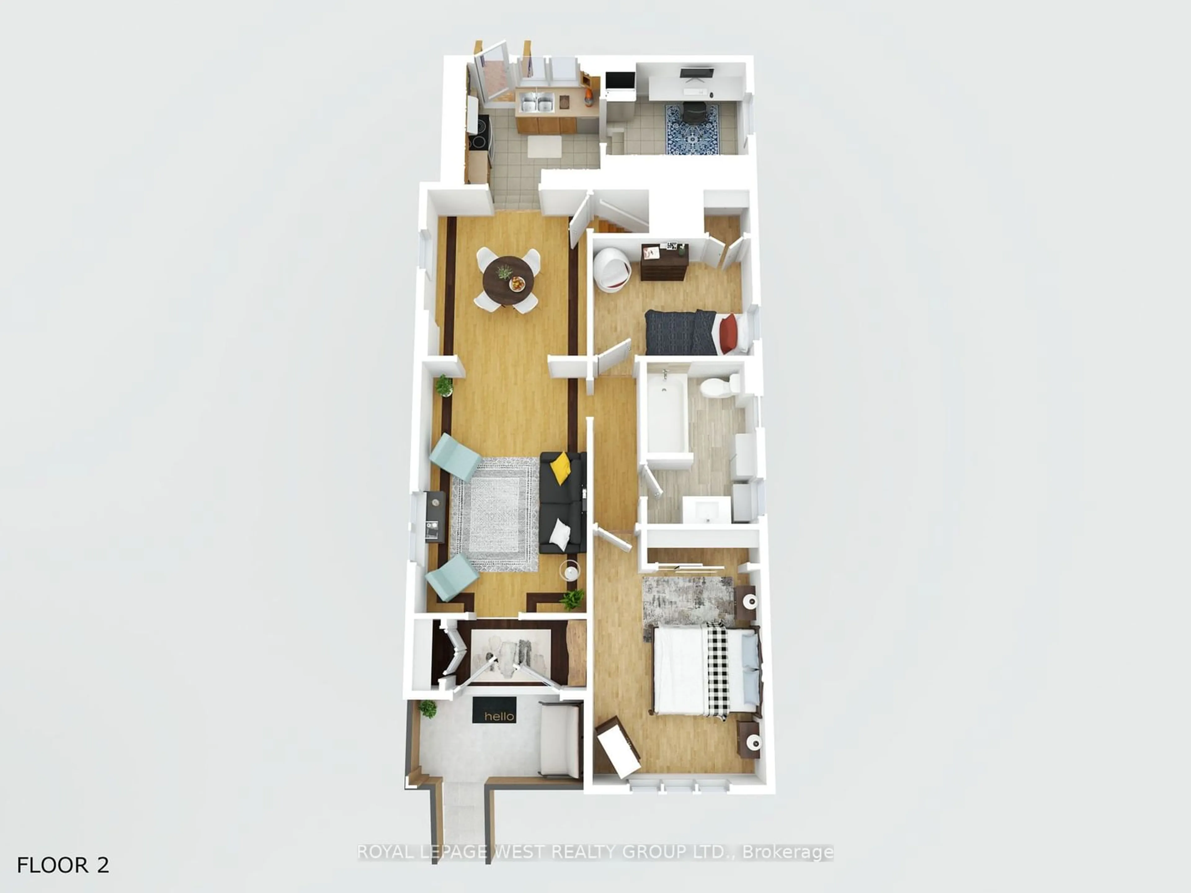 Floor plan for 4047 Old Dundas St, Toronto Ontario M6S 2R5