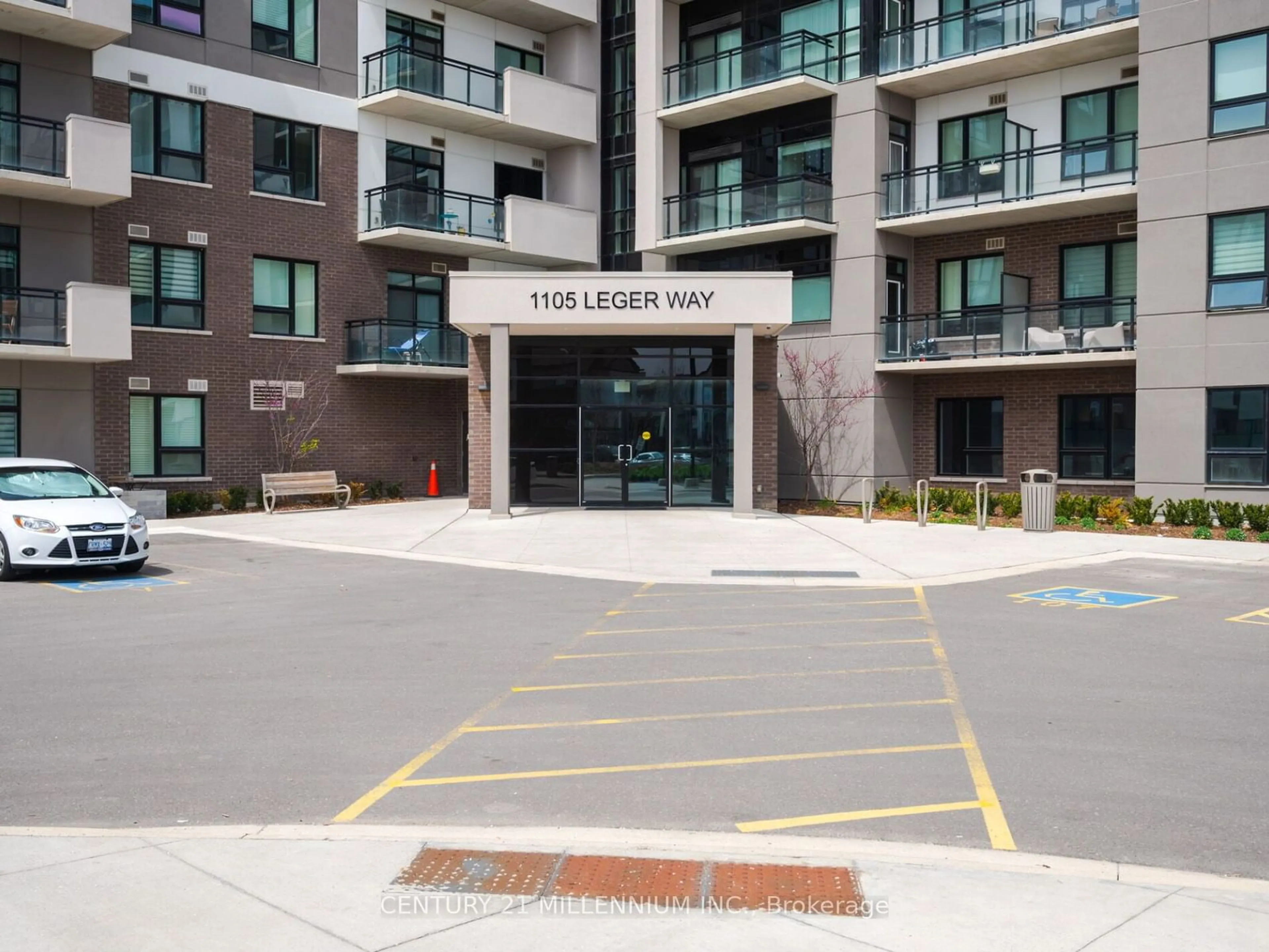 A pic from exterior of the house or condo, the front or back of building for 1105 Leger Way #430, Milton Ontario L9E 1K7