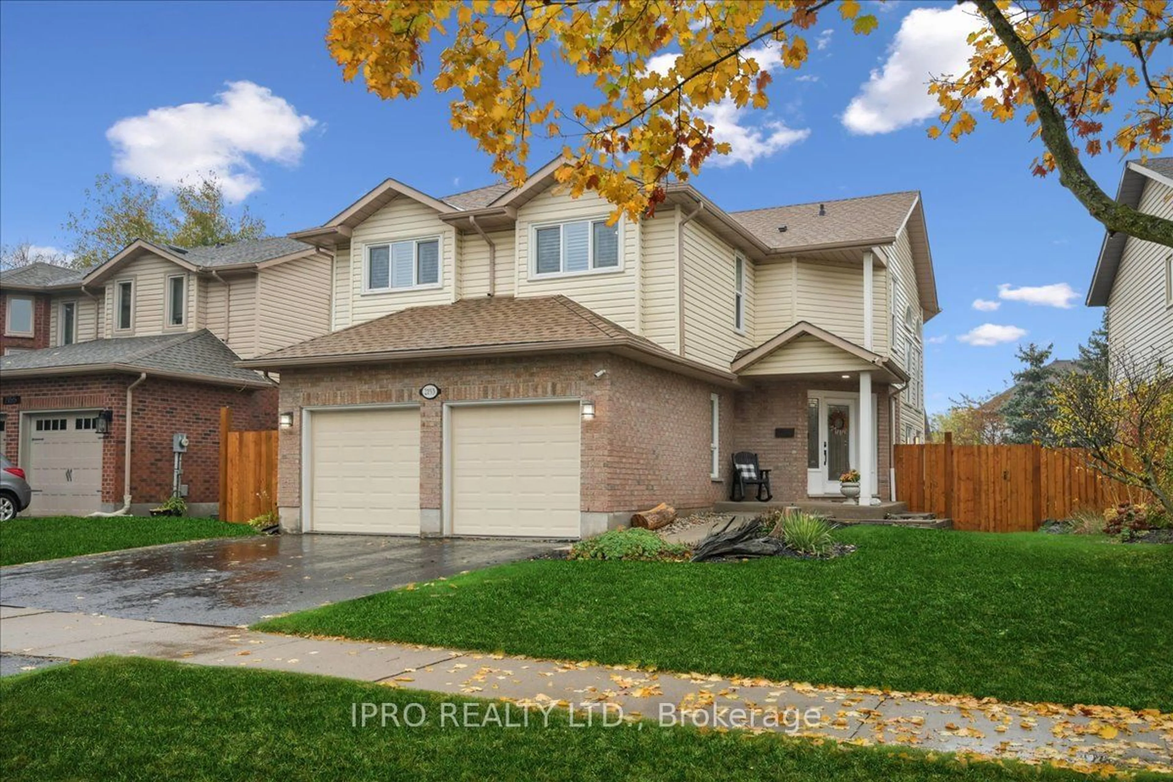 Frontside or backside of a home, the street view for 2153 Marc Lane, Burlington Ontario L7M 3W6