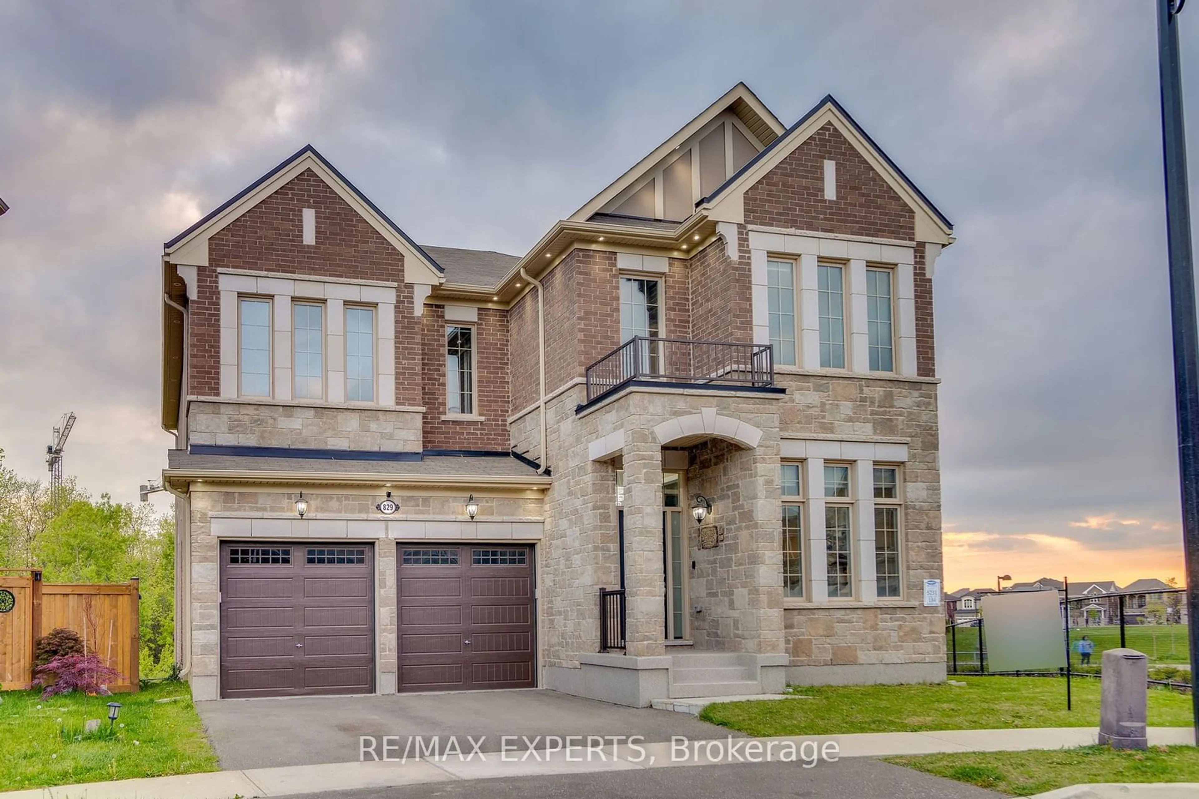 Home with brick exterior material for 829 Magnolia Terr, Milton Ontario L9E 1R2