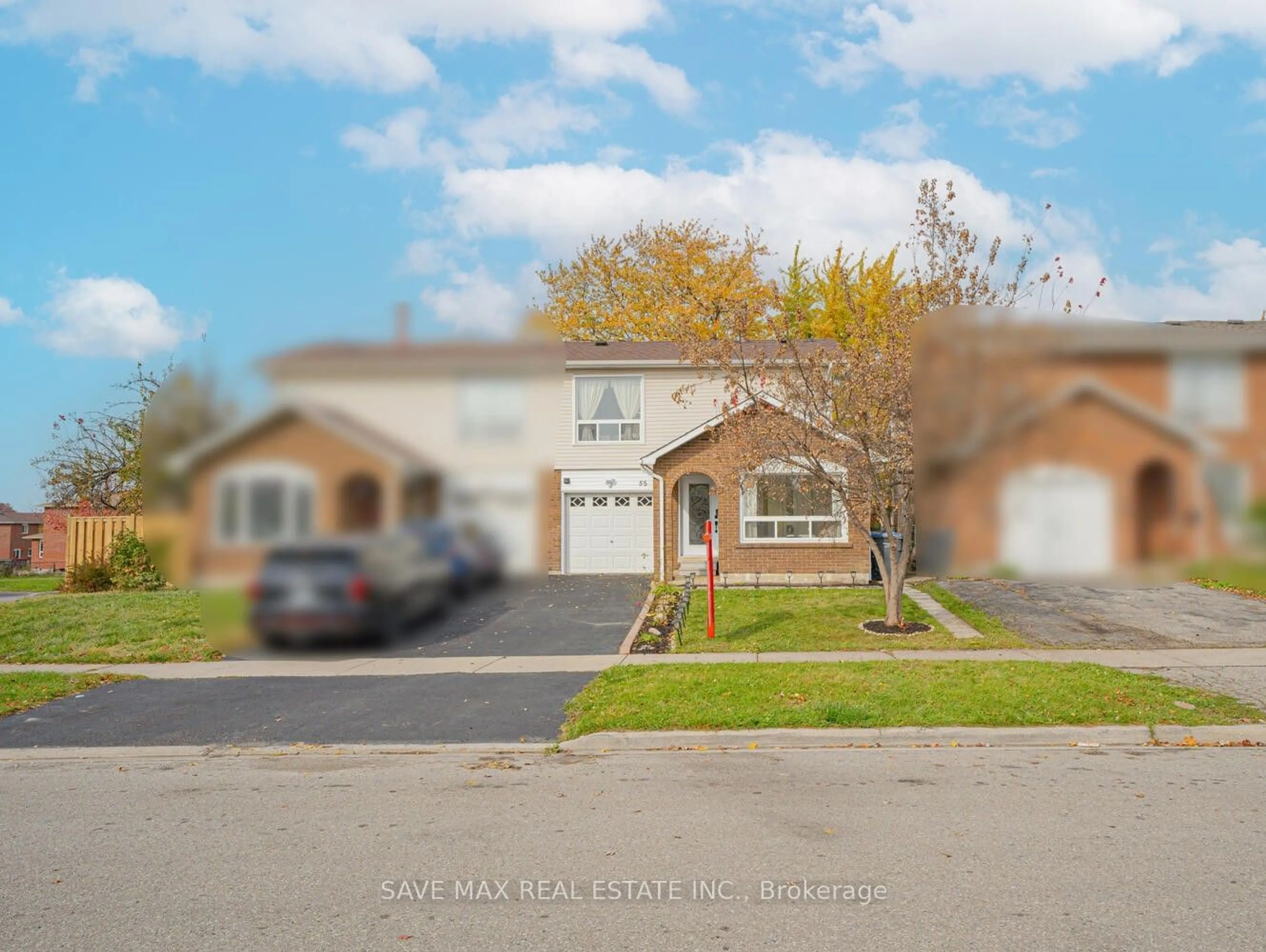 A pic from exterior of the house or condo, the street view for 55 Crosswood Lane, Brampton Ontario L6V 3M1