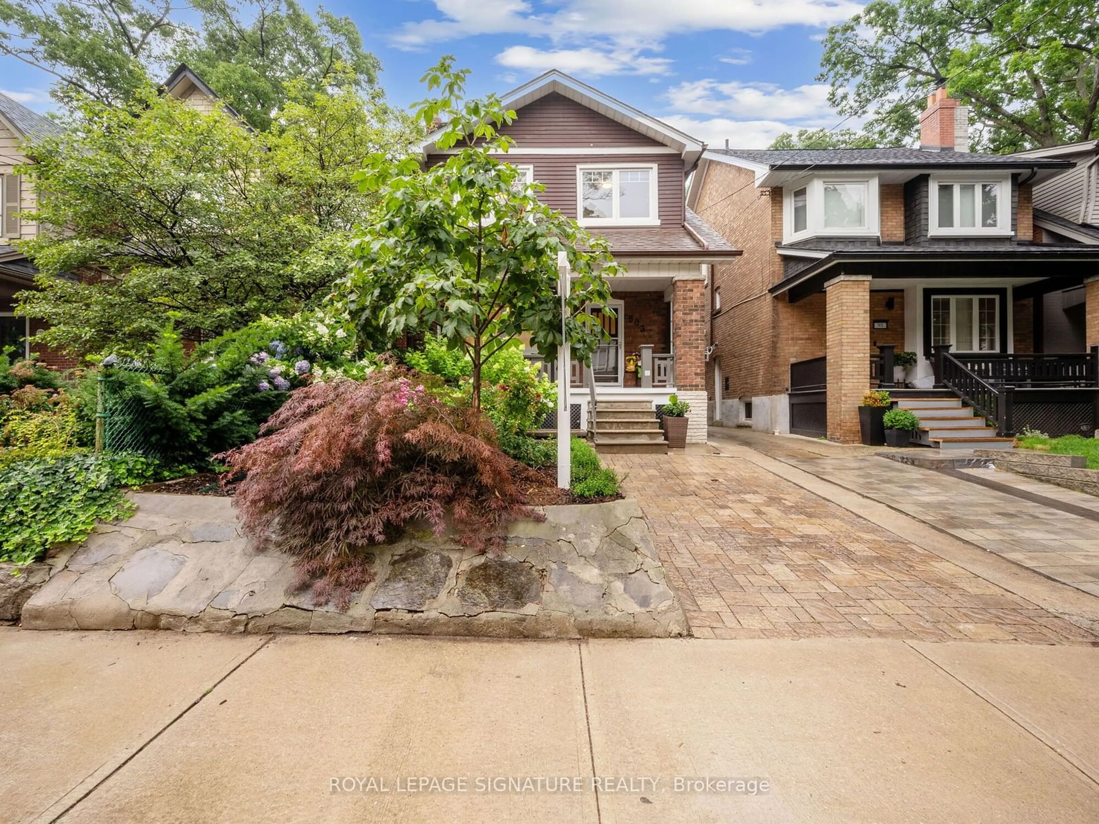 Frontside or backside of a home, the street view for 503 Windermere Ave, Toronto Ontario M6S 3L5