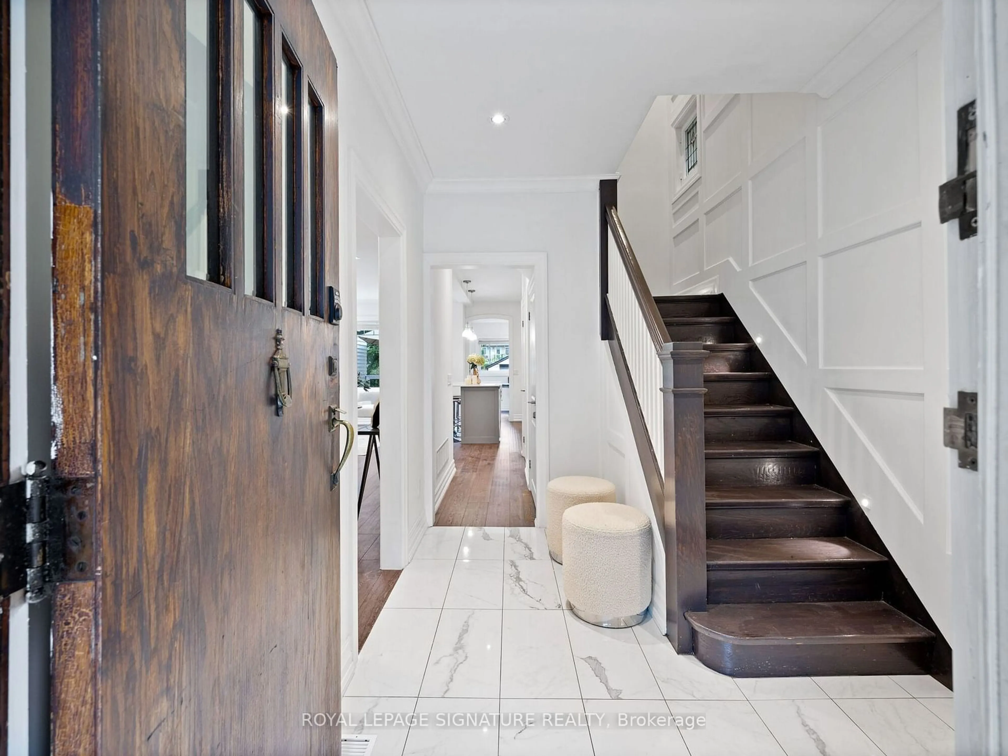 Indoor entryway, wood floors for 503 Windermere Ave, Toronto Ontario M6S 3L5