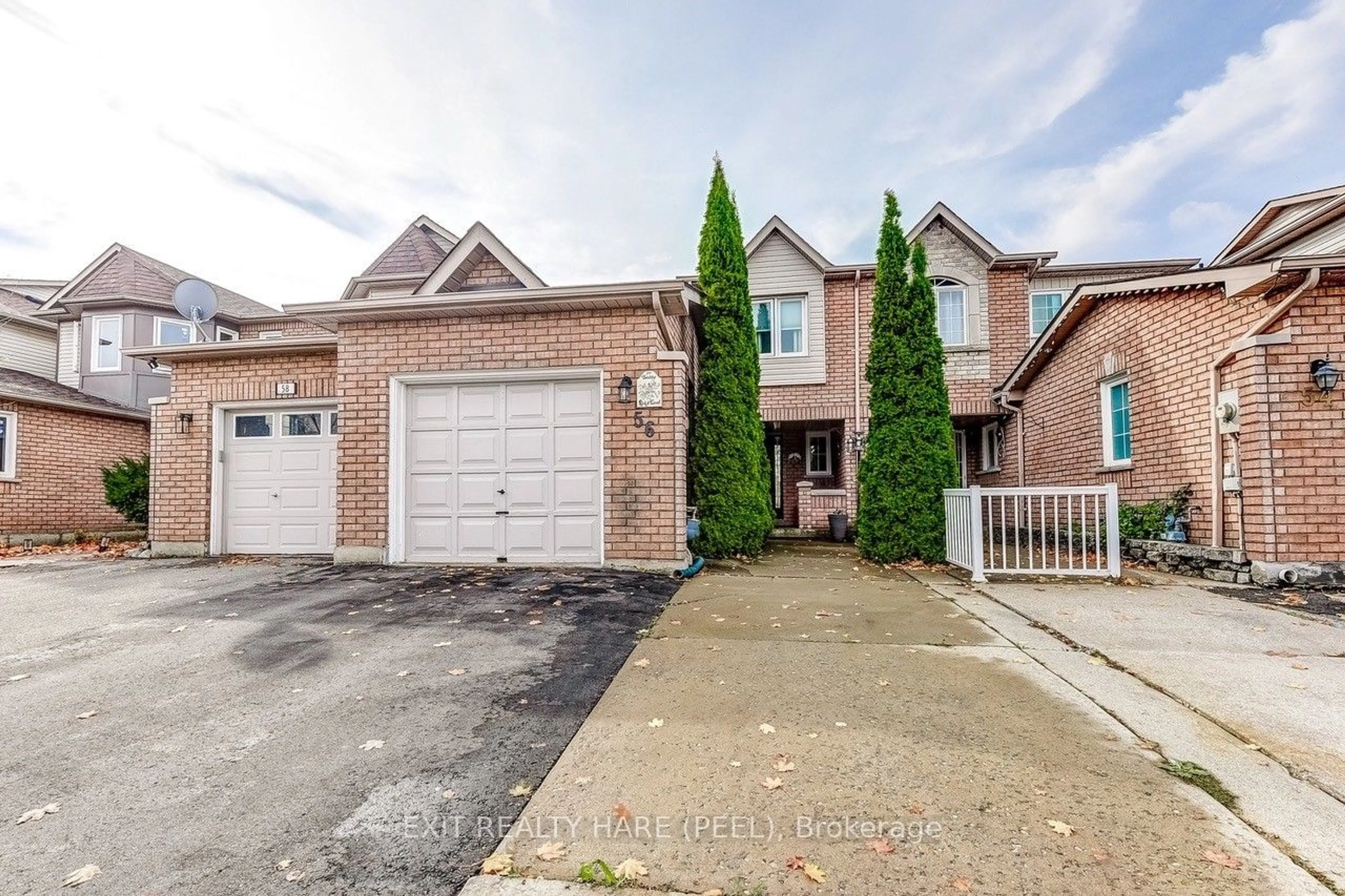 A pic from exterior of the house or condo, the street view for 56 Hanton Cres, Caledon Ontario L7E 1W1