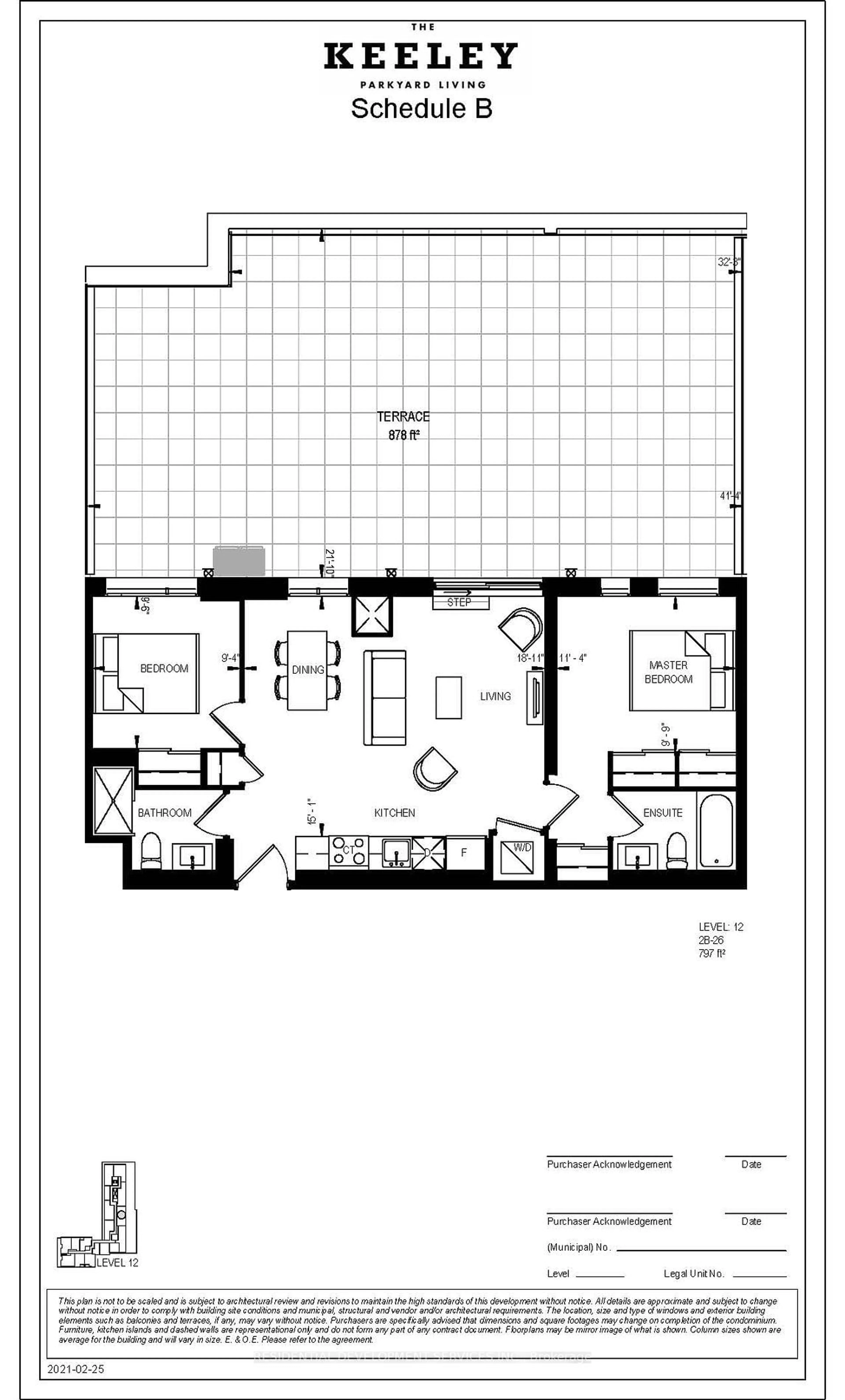 Floor plan for 3100 Keele St #1201, Toronto Ontario M3M 0E1