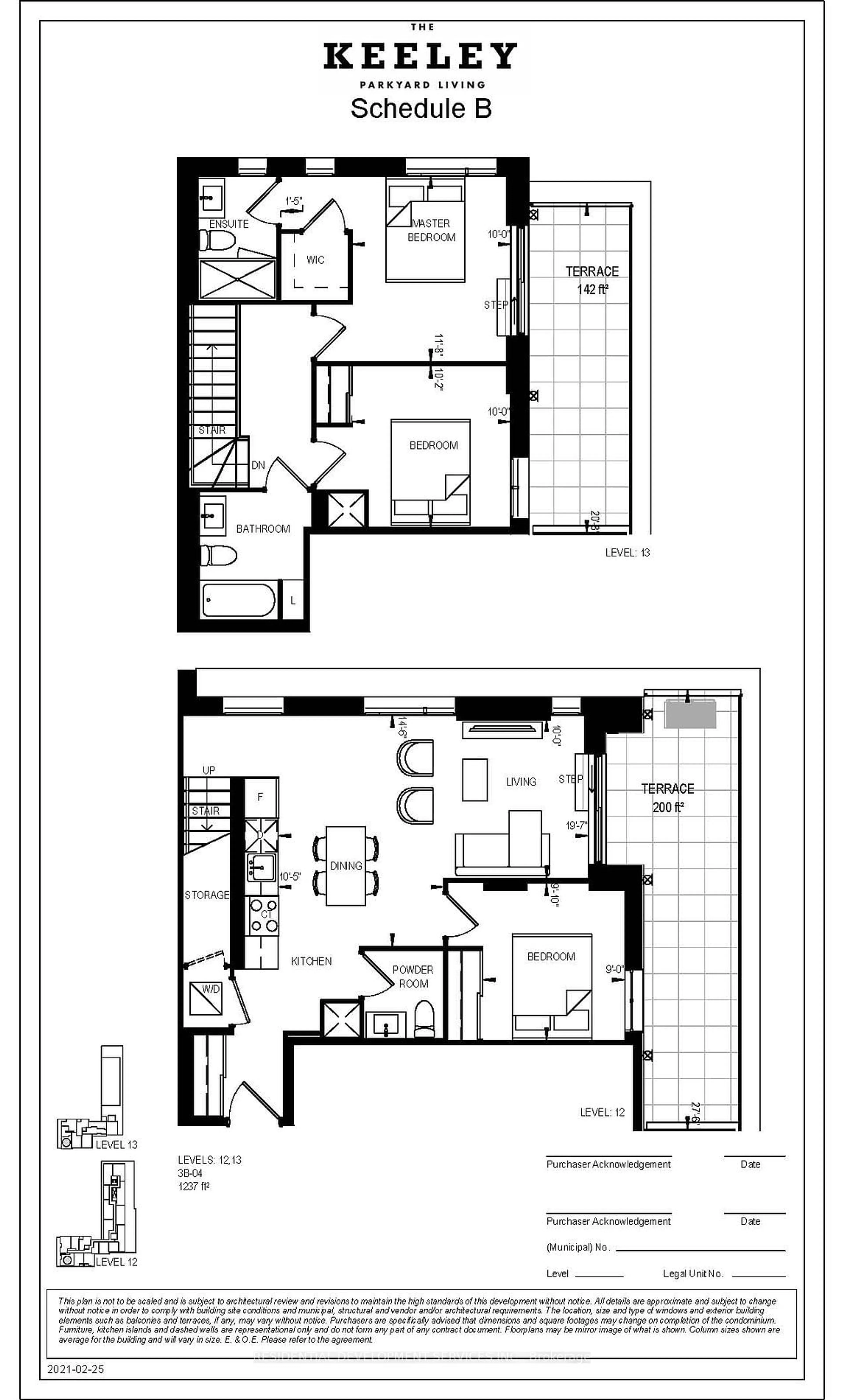 Floor plan for 3100 Keele St #1208, Toronto Ontario M3M 0E1