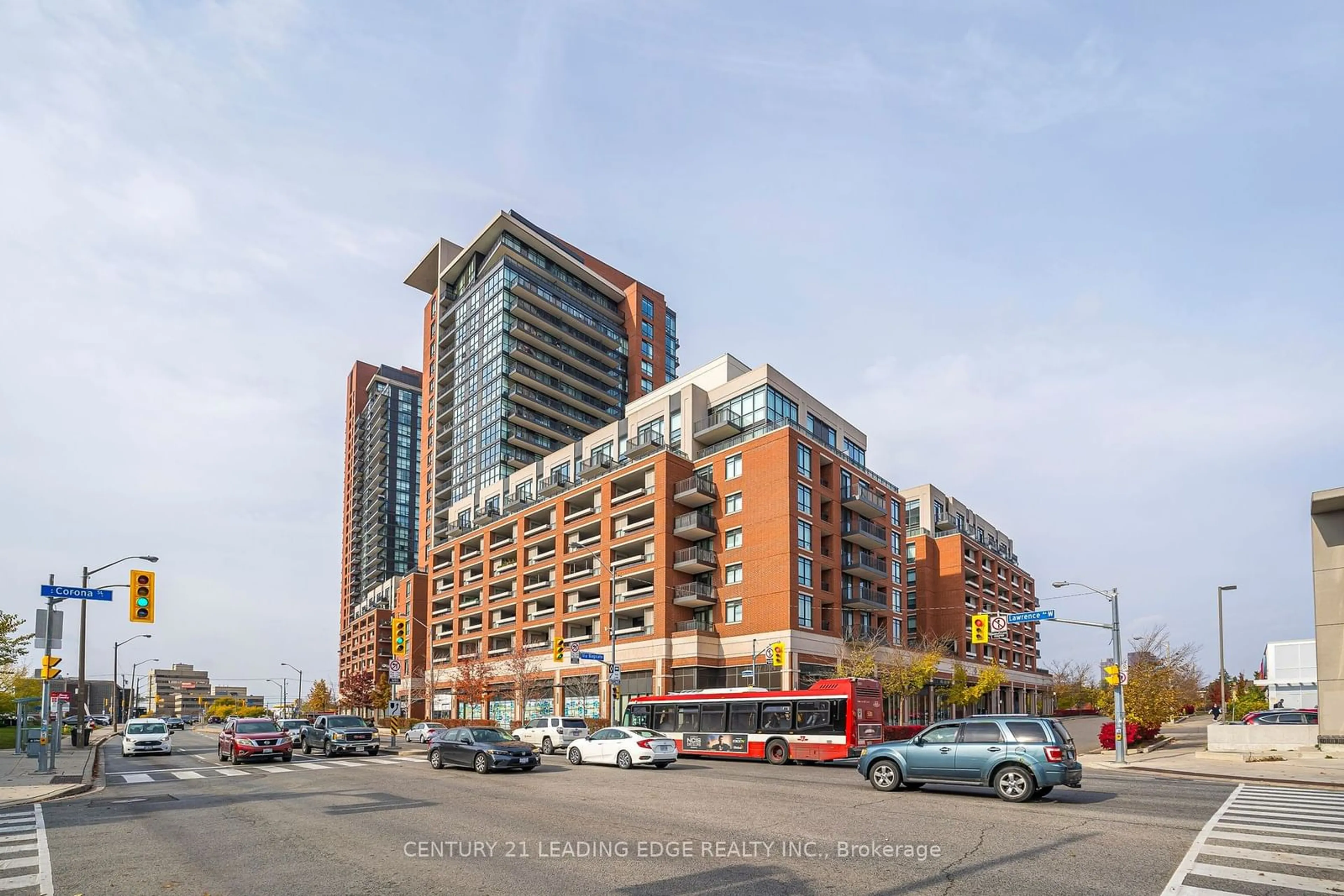 A pic from exterior of the house or condo, the front or back of building for 800 Lawrence Ave #918, Toronto Ontario M6A 0B1