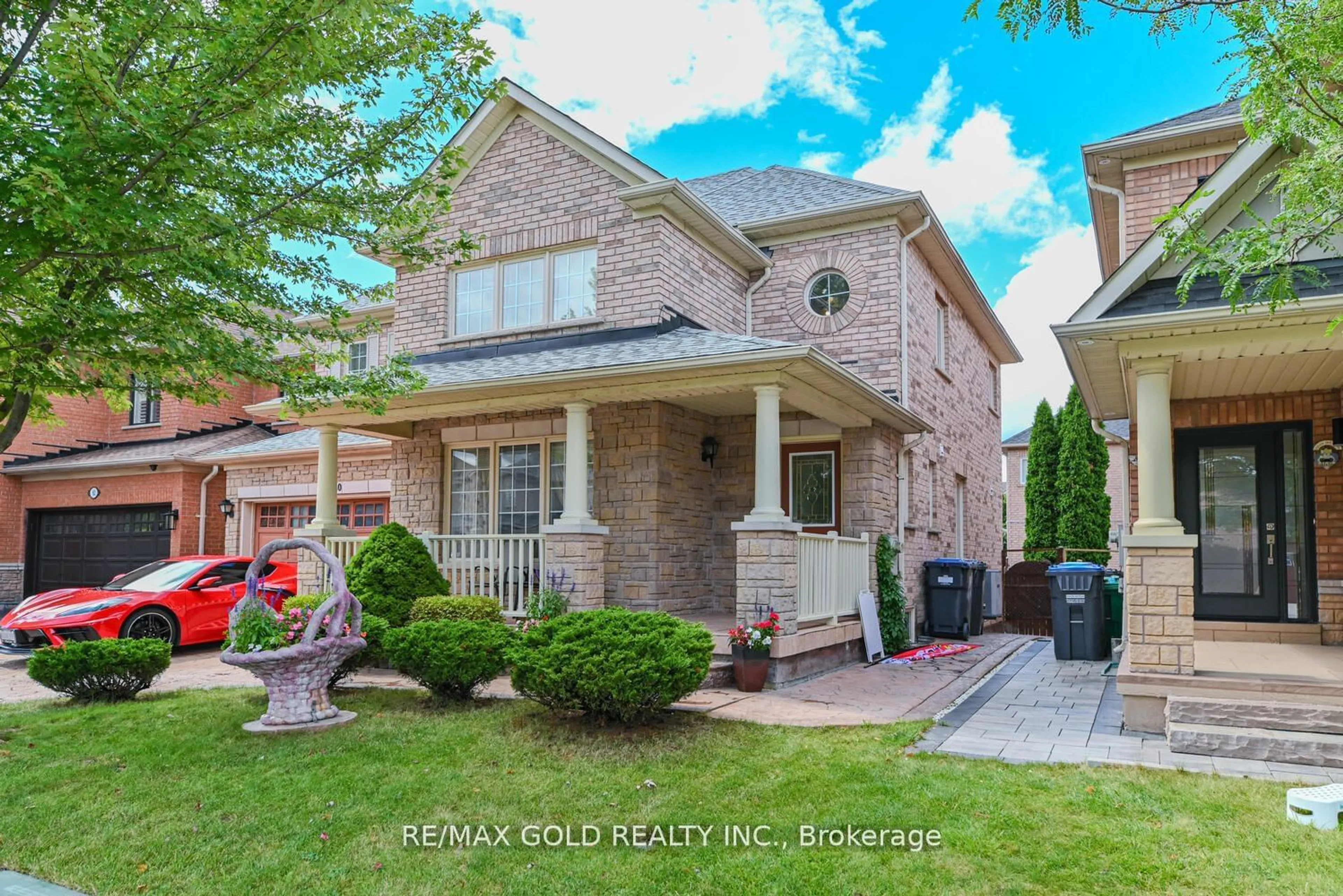 Frontside or backside of a home, the street view for 80 Octillo Blvd, Brampton Ontario L6R 2V6